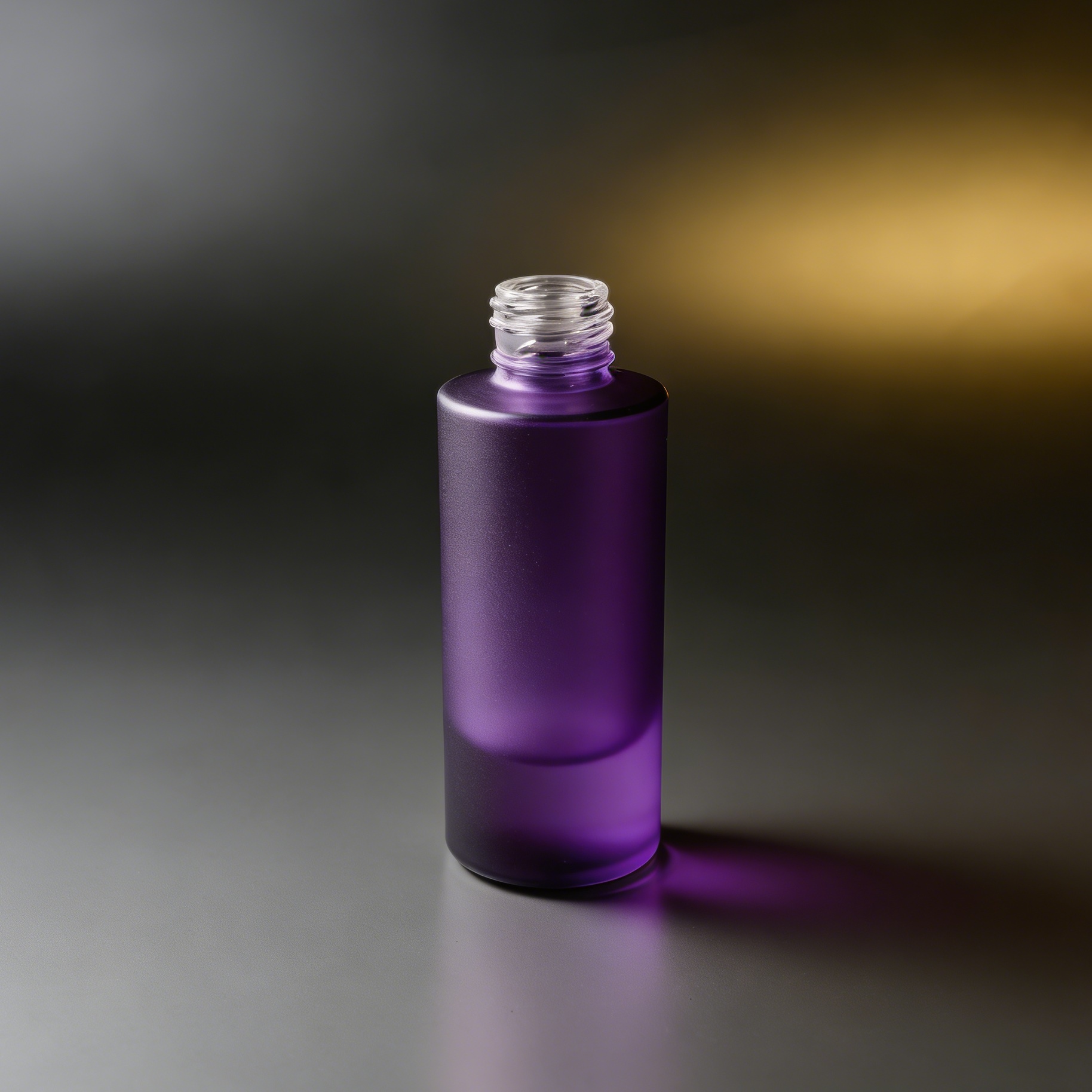 100ML Straight Cylindrical Frosted Glass Bottle