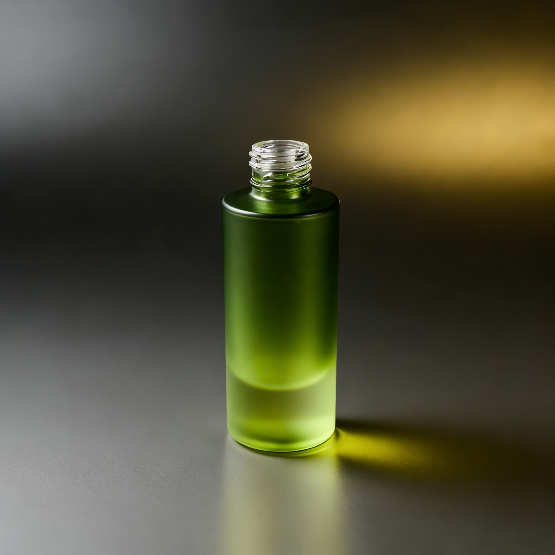 100ML Straight Cylindrical Frosted Glass Bottle