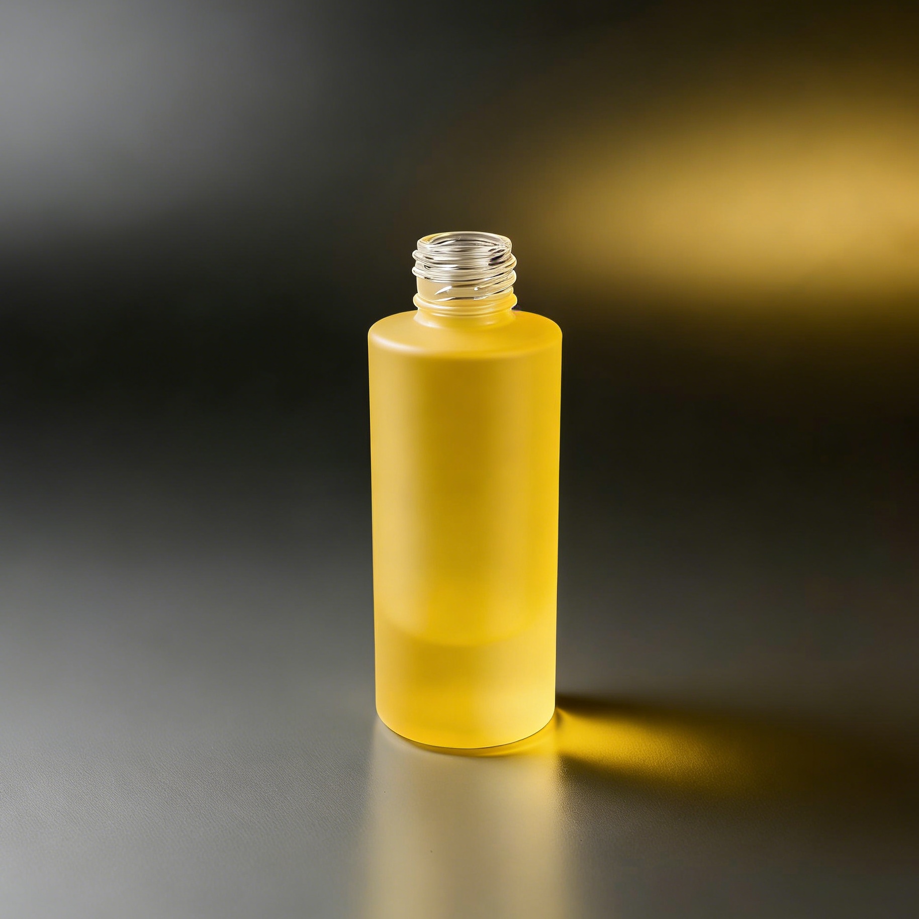 100ML Straight Cylindrical Frosted Glass Bottle