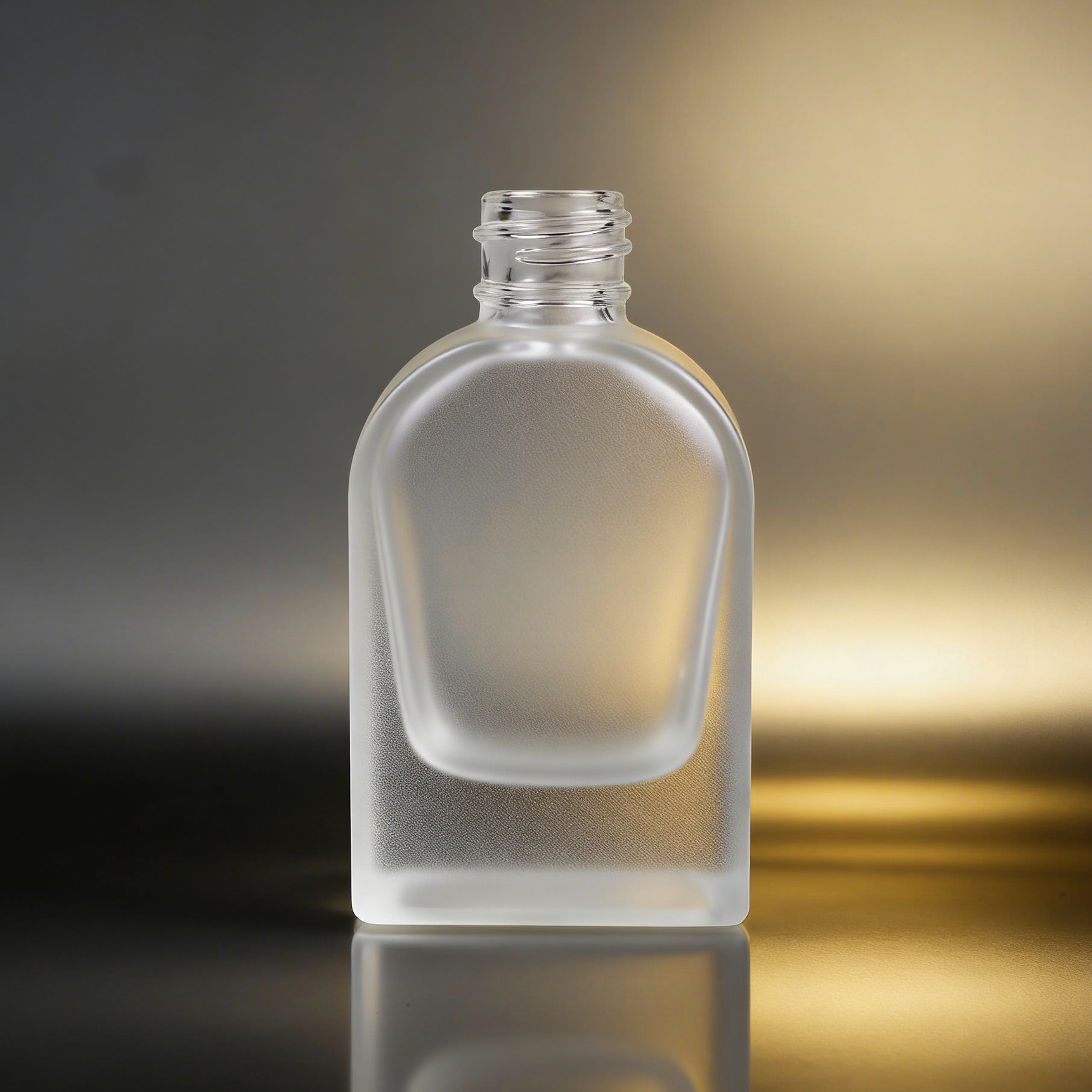80ML Rounded‑Square Frosted Glass Bottle