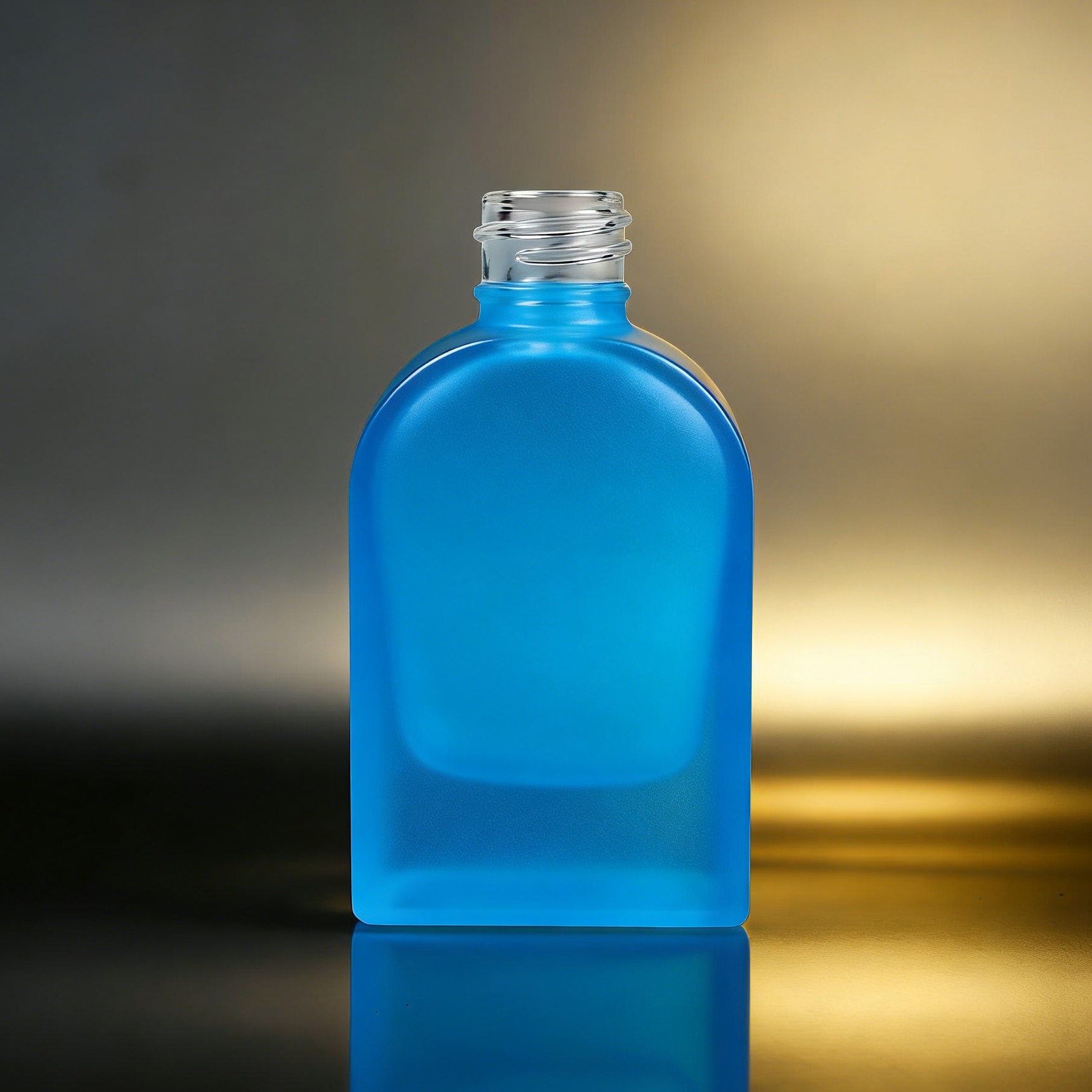 80ML Rounded‑Square Frosted Glass Bottle
