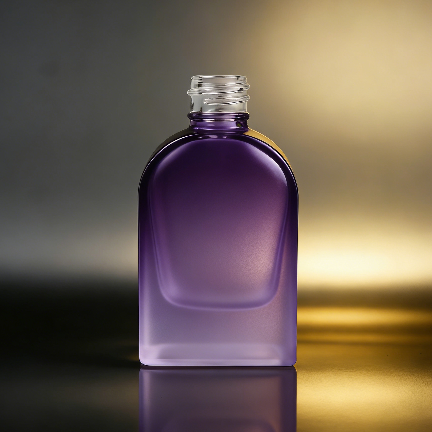 80ML Rounded‑Square Frosted Glass Bottle