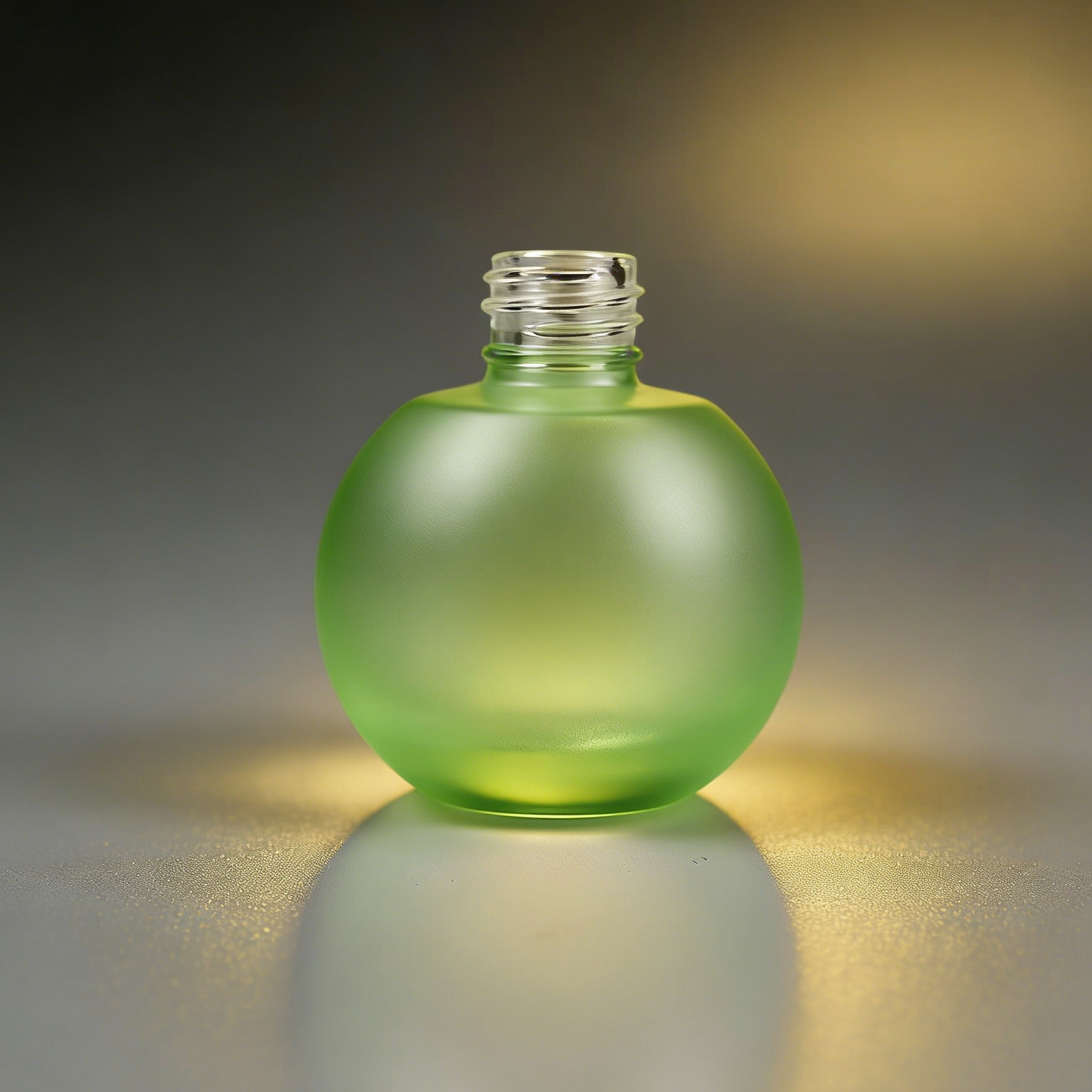 100ML Sphere Frosted Glass Bottle