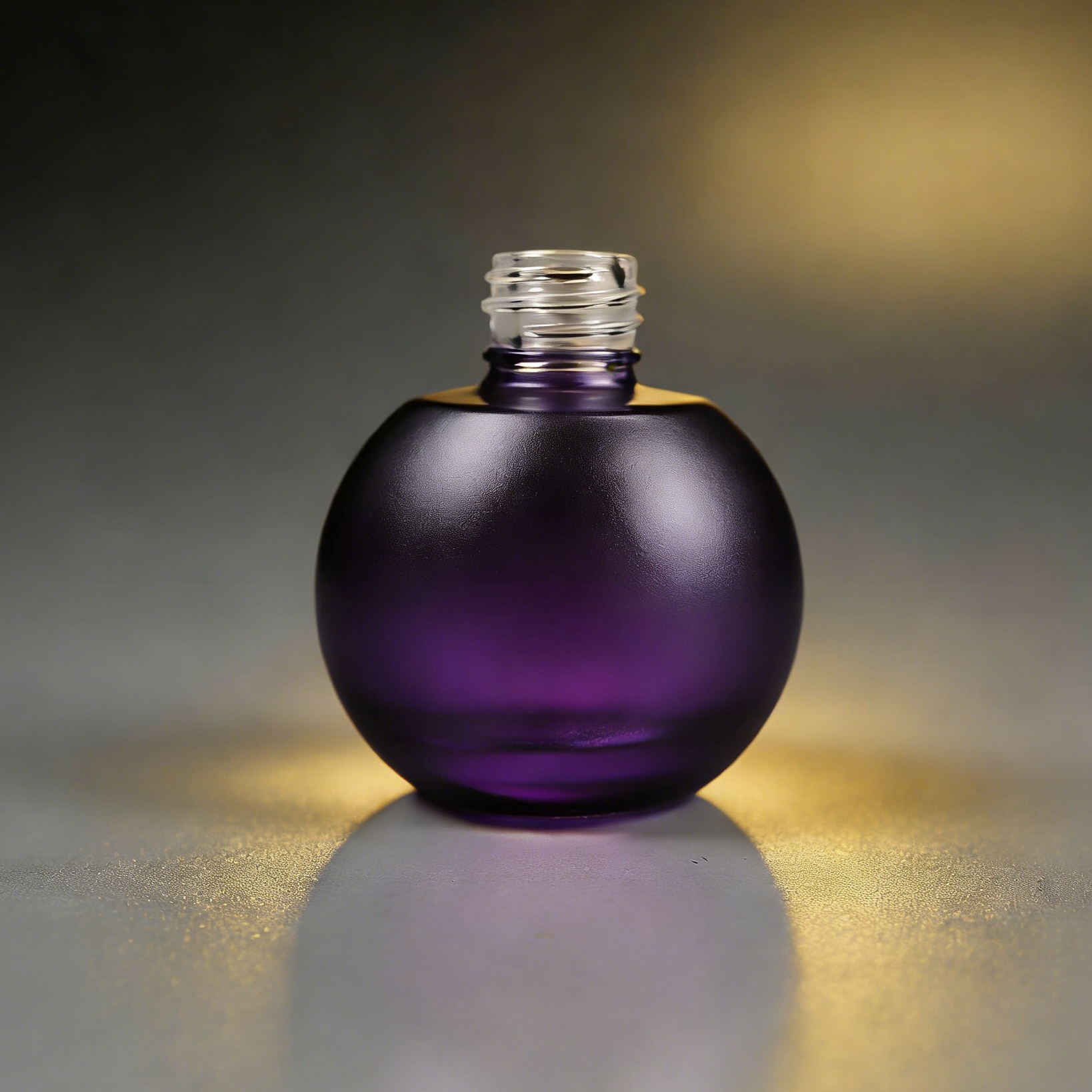 100ML Sphere Frosted Glass Bottle