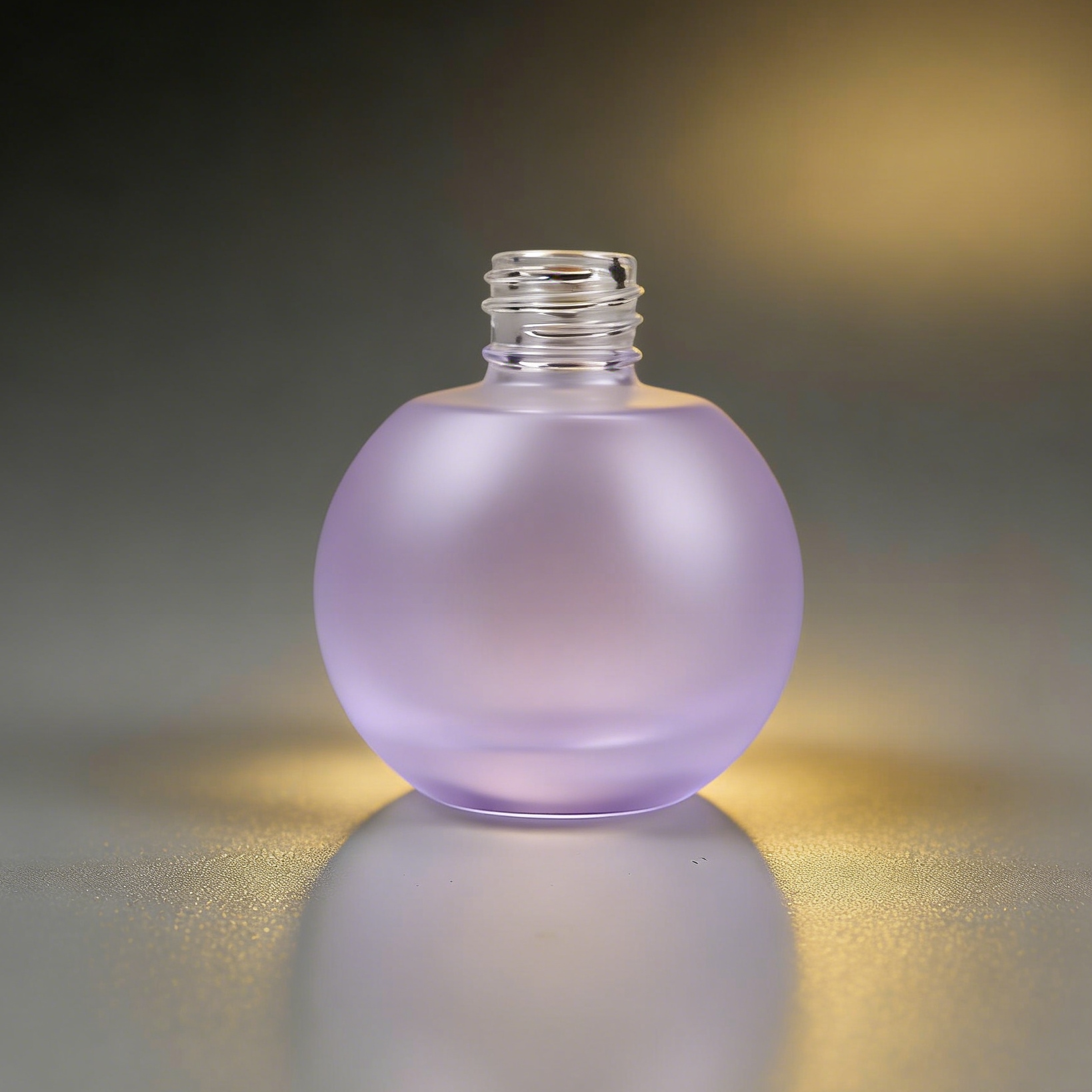 100ML Sphere Frosted Glass Bottle