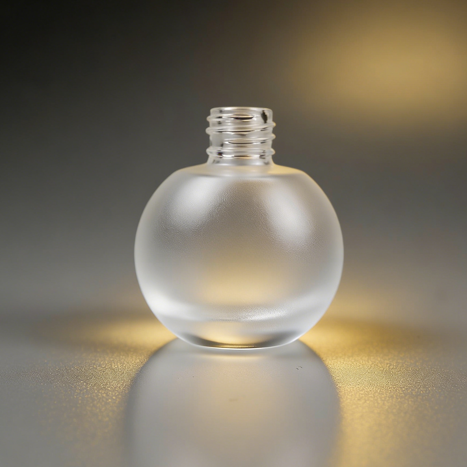 100ML Sphere Frosted Glass Bottle