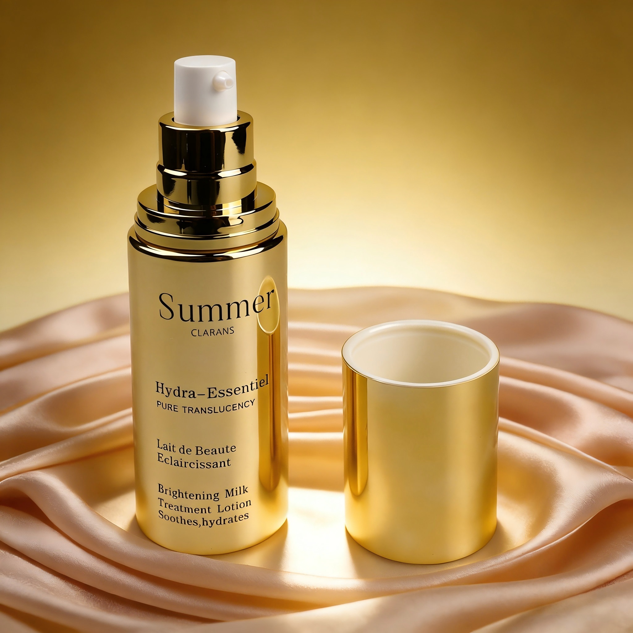 30‑120ML Gold Plated Glass Skincare Set