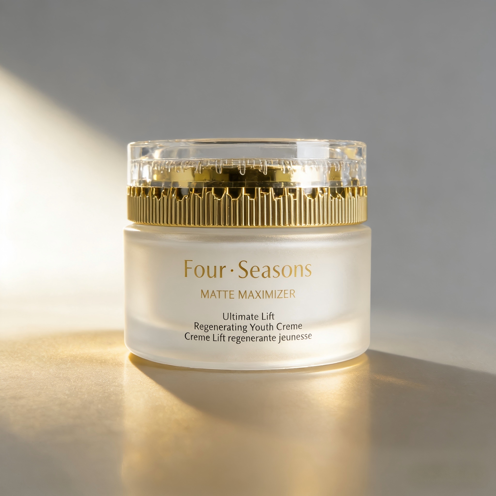 30‑100ML Frosted Gold Glass Skincare Set
