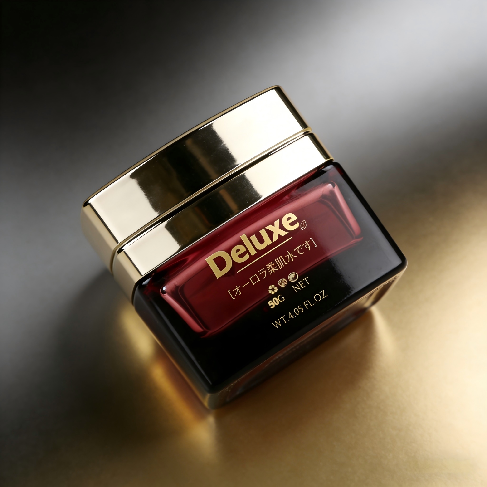 30‑110ML Burgundy Square Glass Skincare Set