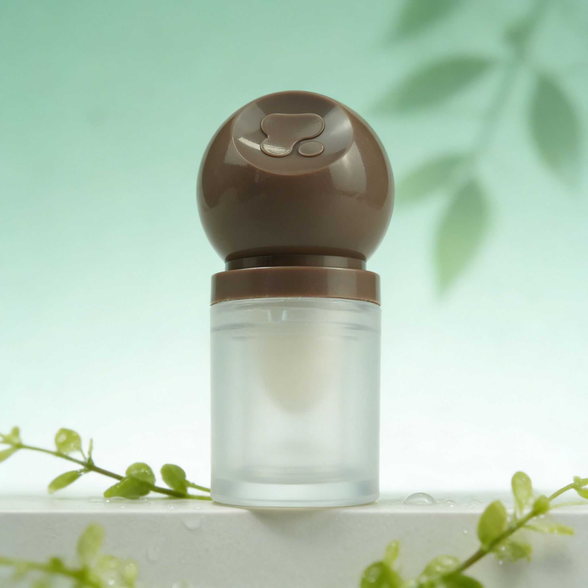 8‑12ML Sphere Cap Cylindrical Applicator Bottle