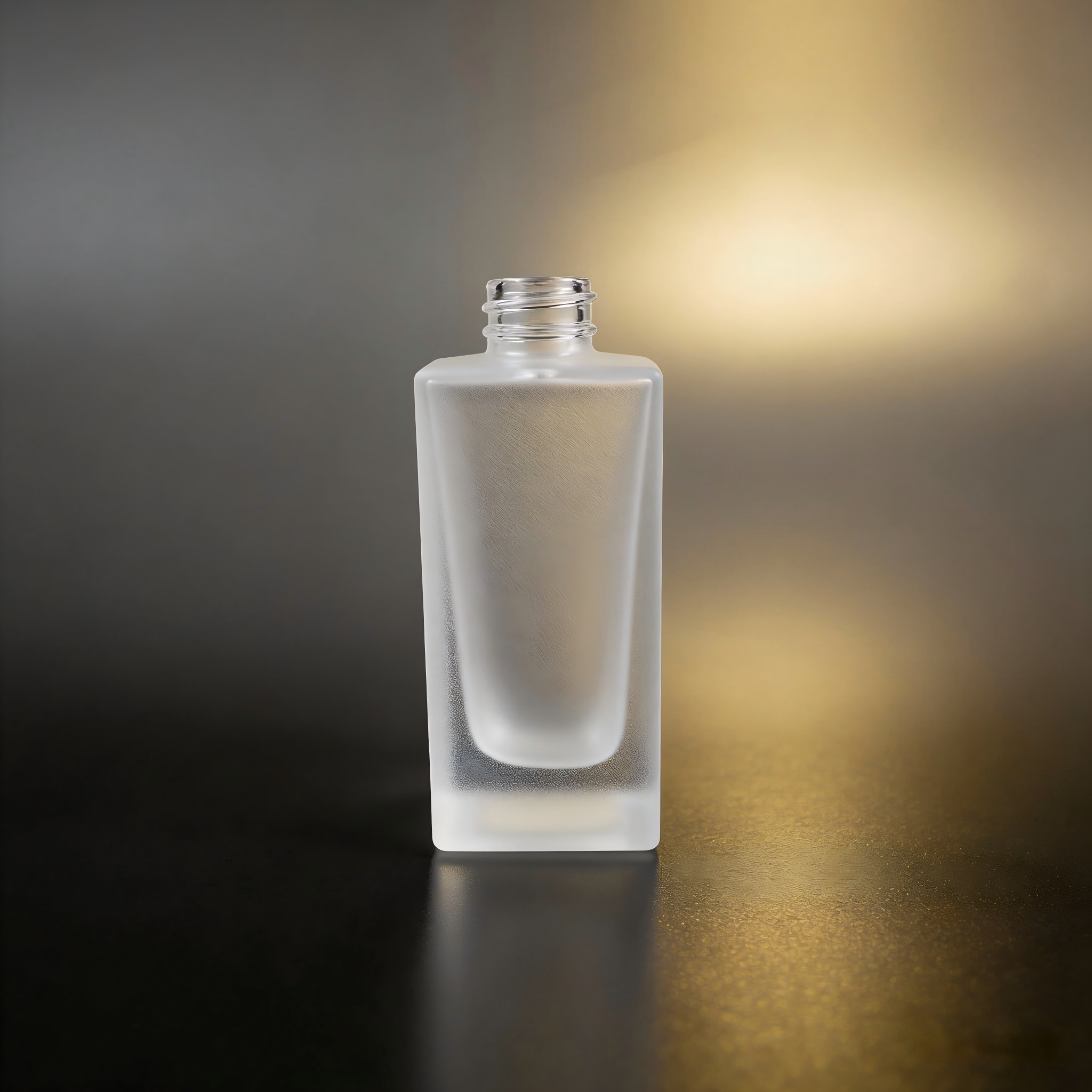 60‑120ML Deep Recessed Square Glass Bottle