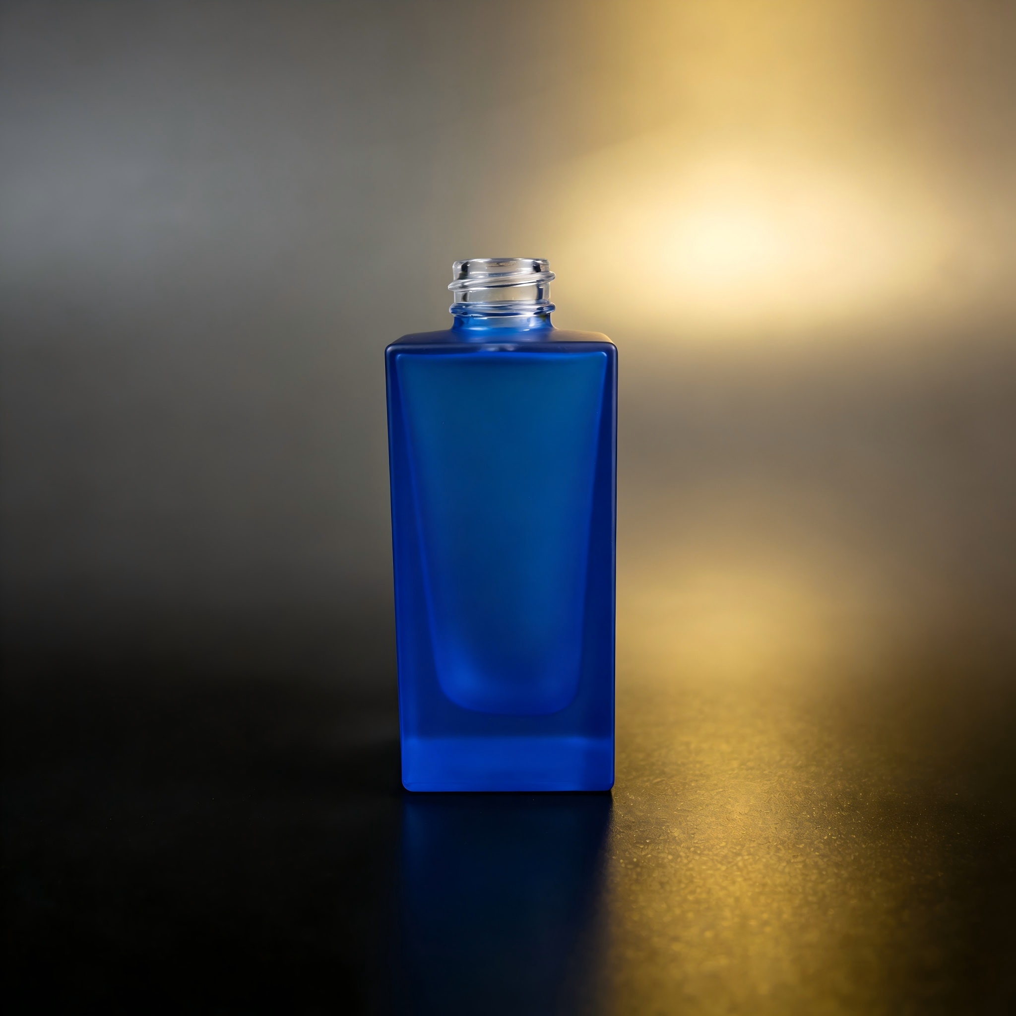 60‑120ML Deep Recessed Square Glass Bottle