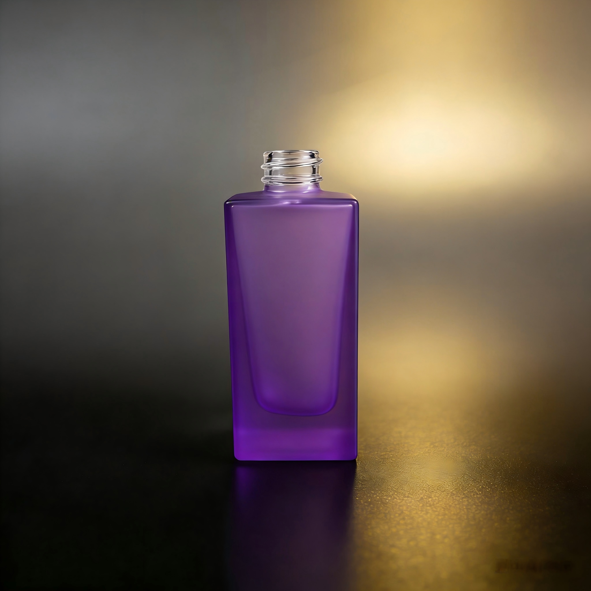 60‑120ML Deep Recessed Square Glass Bottle