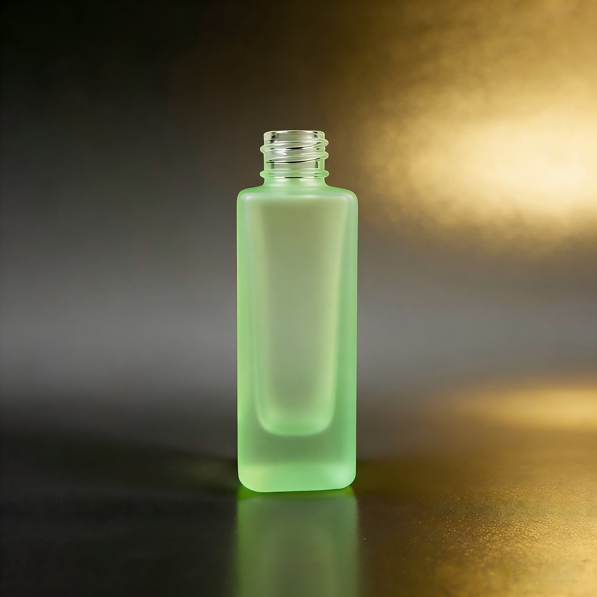 60‑120ML Tall Square Deep Recessed Glass Bottle