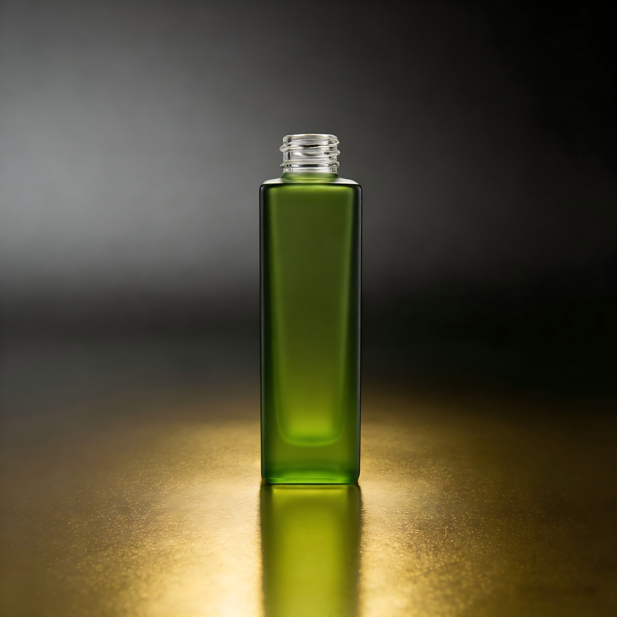 100‑150ML Tall Square Recessed Glass Bottle