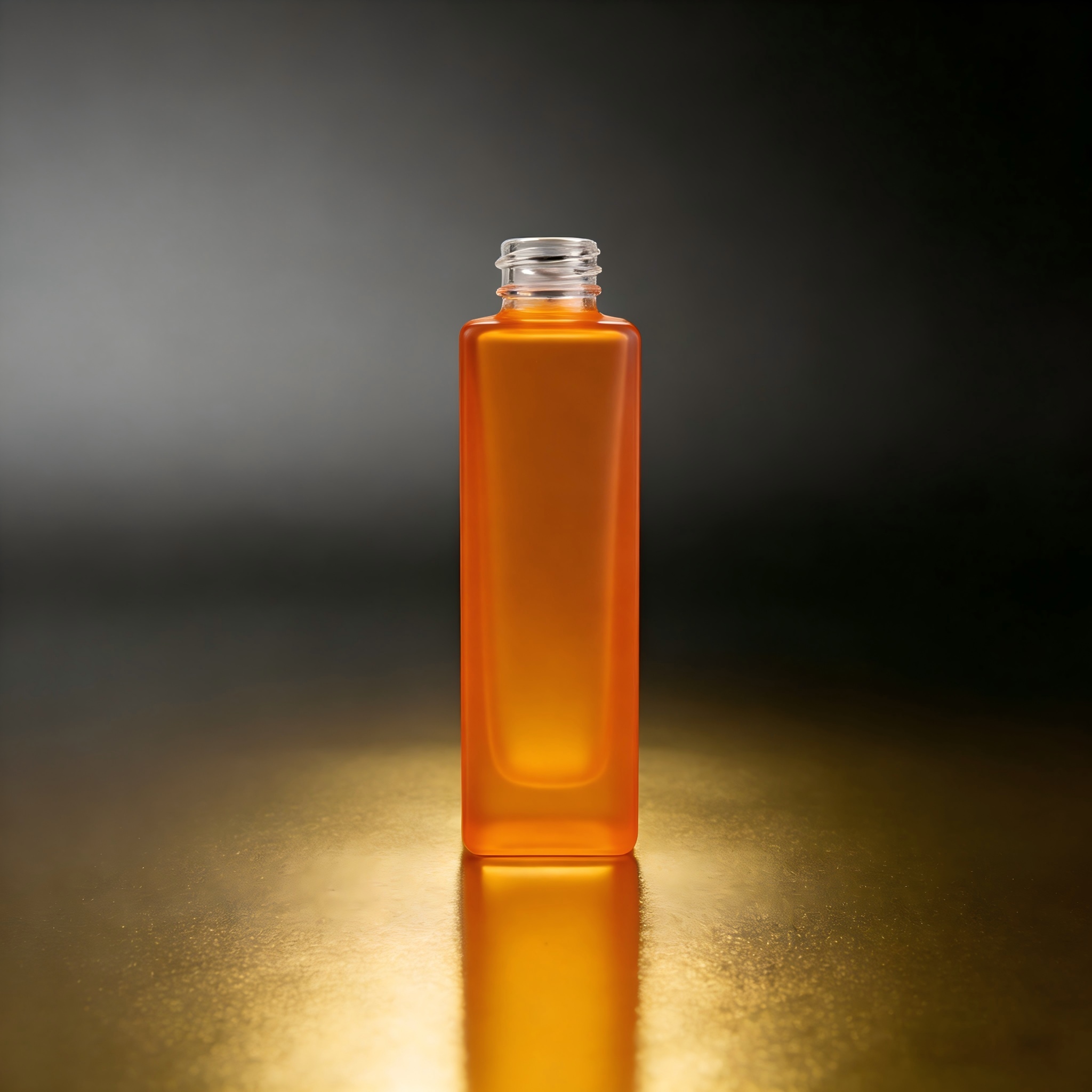 100‑150ML Tall Square Recessed Glass Bottle