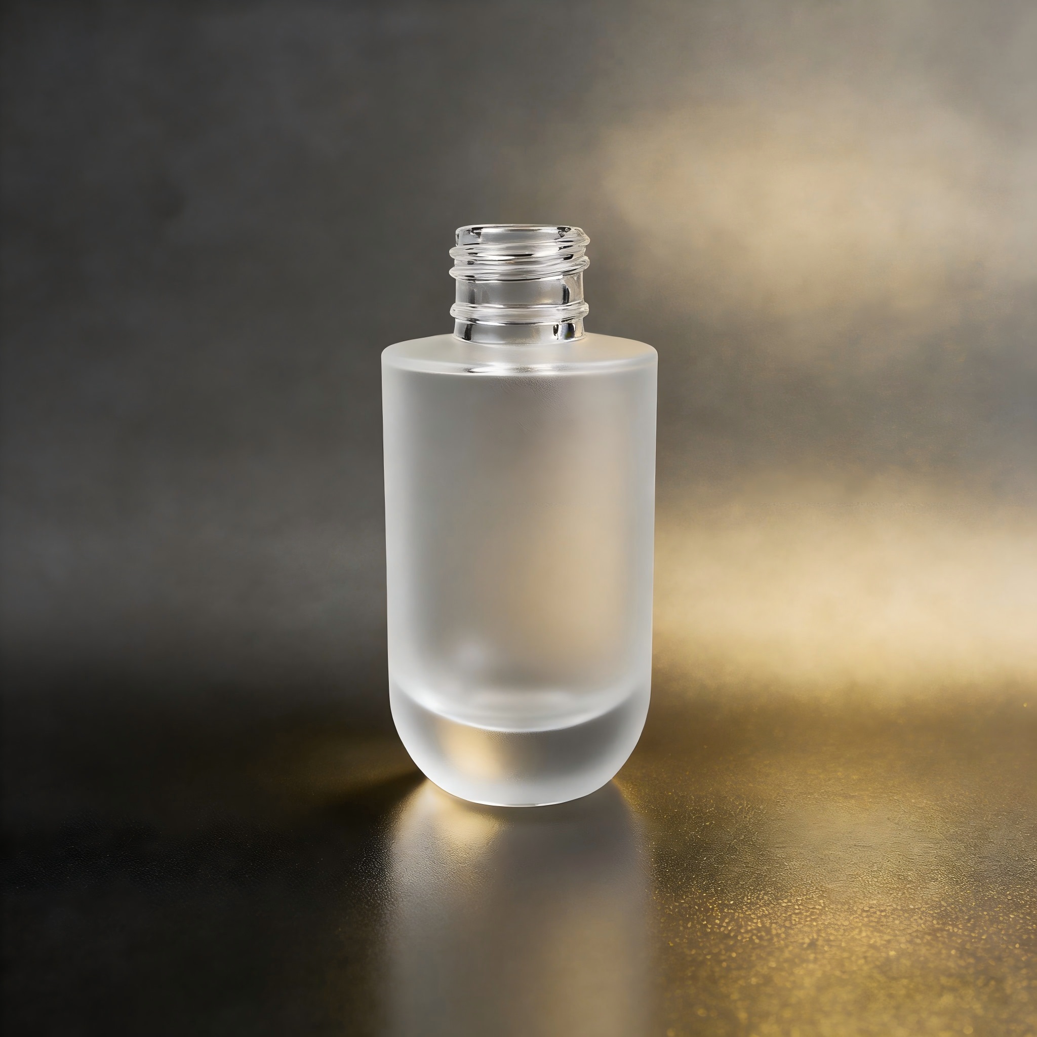 100‑150ML Rounded Cylindrical Glass Bottle