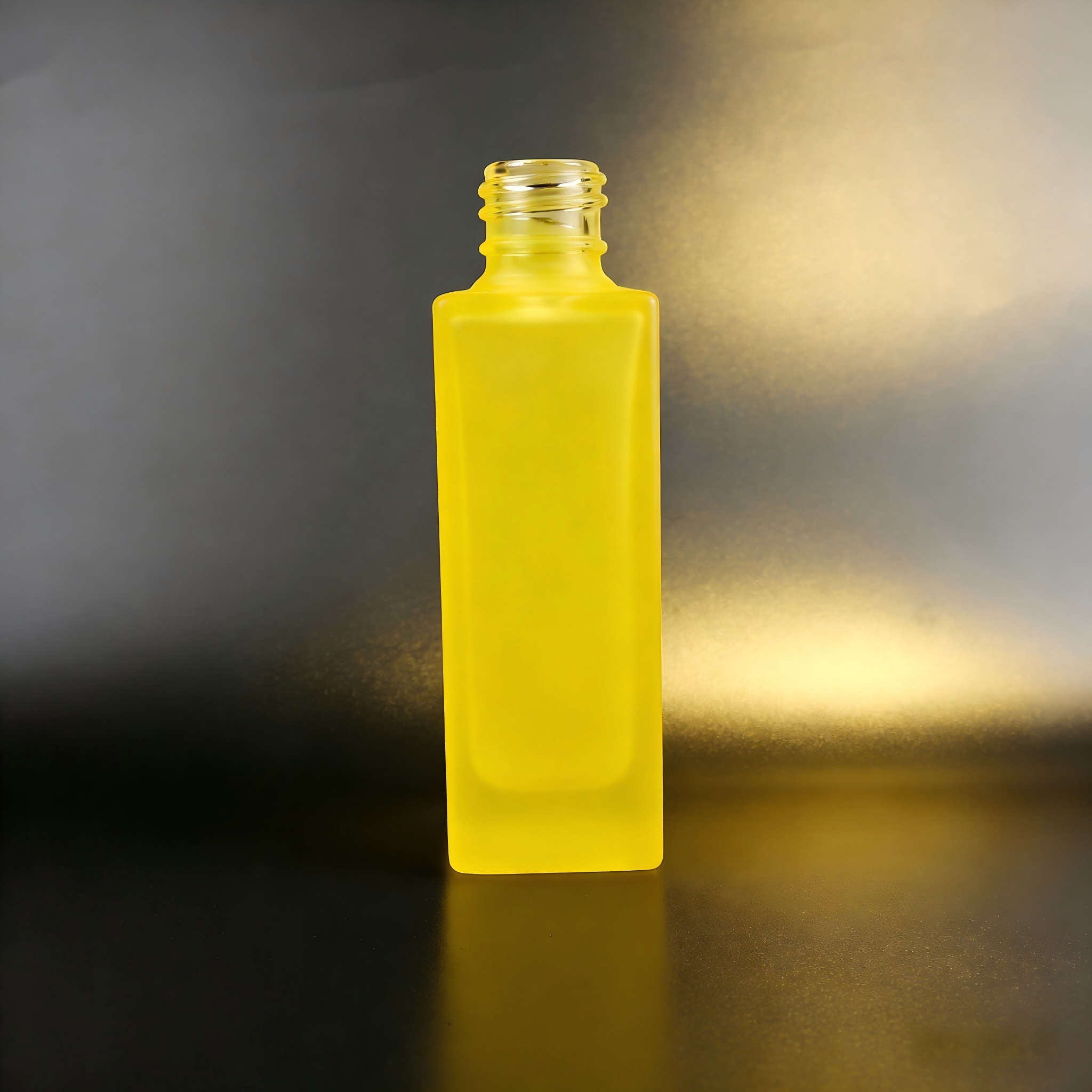 80‑120ML Tall Square Recessed Glass Bottle