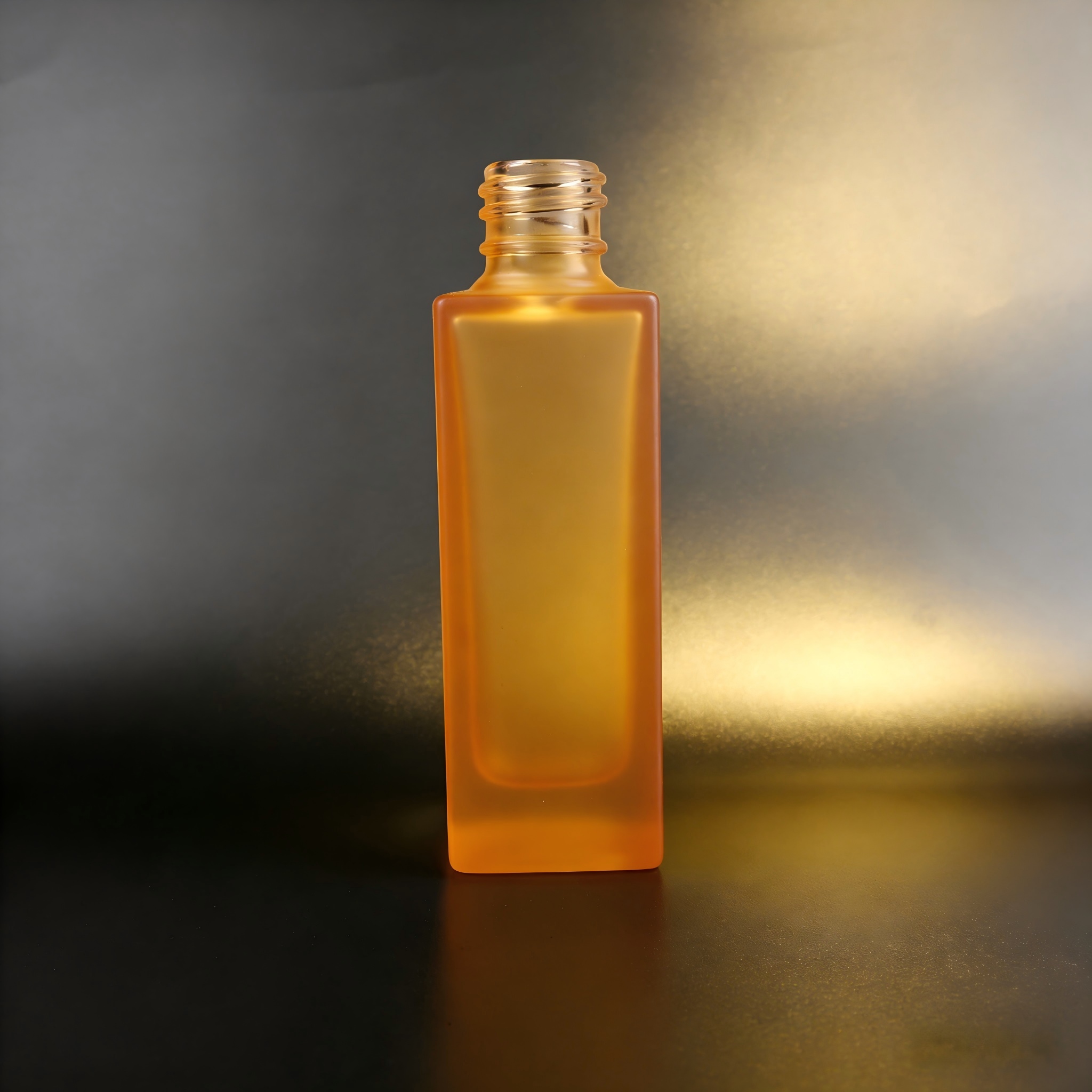 80‑120ML Tall Square Recessed Glass Bottle