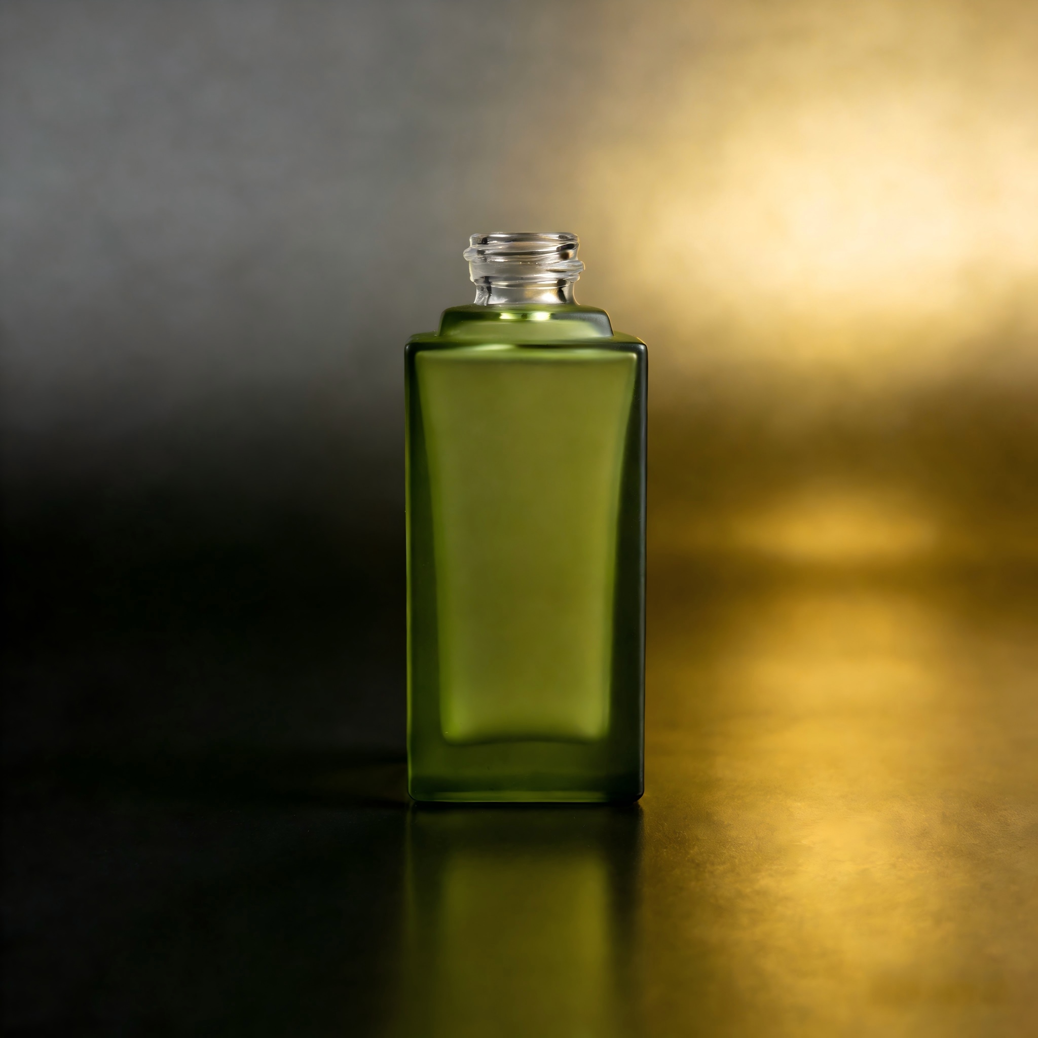 100‑120ML Recessed Square Glass Bottle