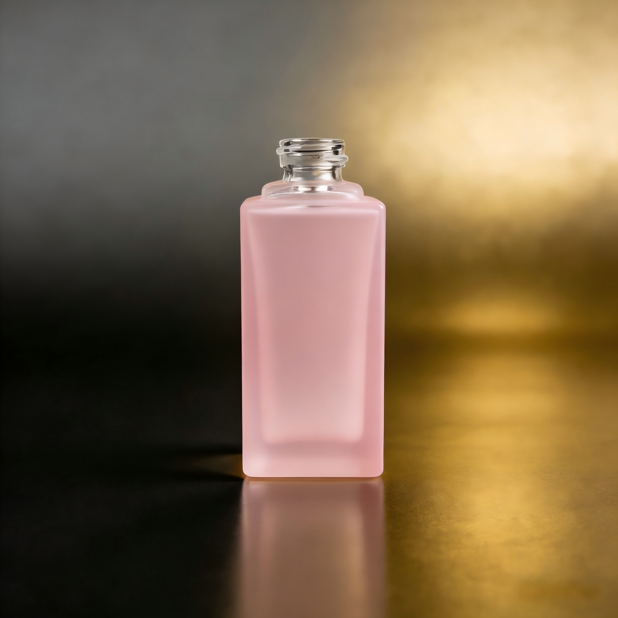 100‑120ML Recessed Square Glass Bottle