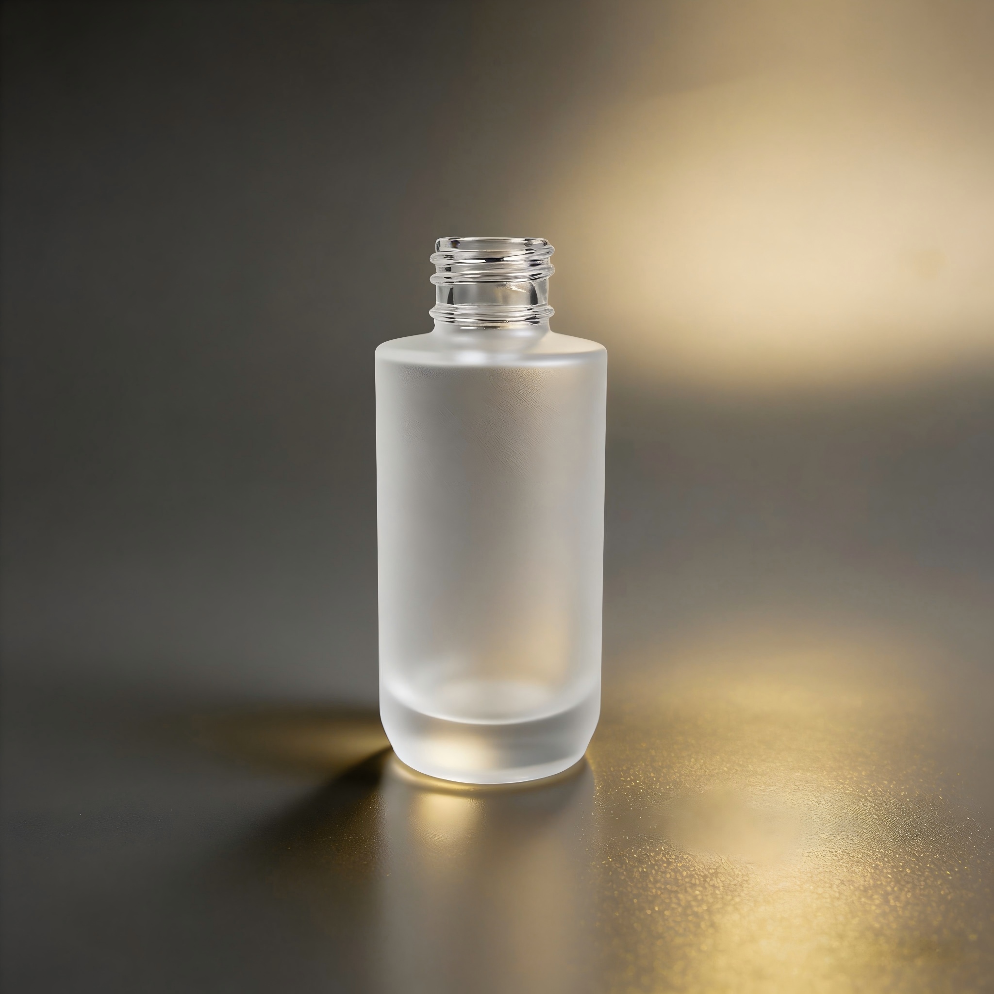 60‑80ML Short Cylindrical Glass Bottle