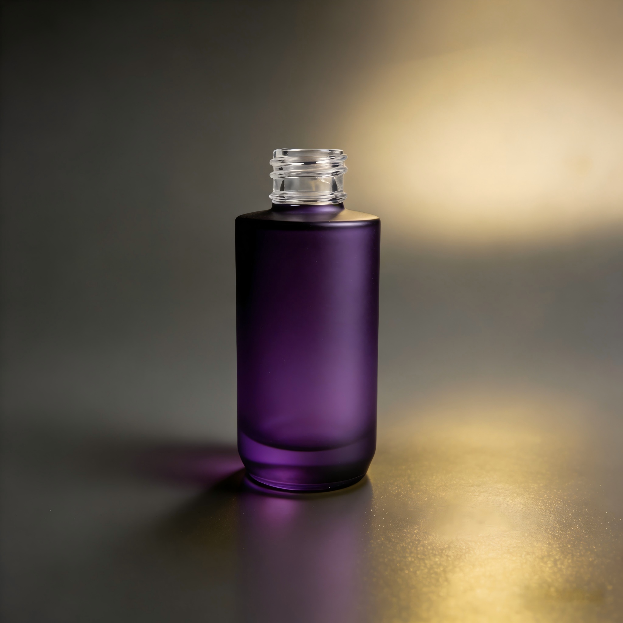 60‑80ML Short Cylindrical Glass Bottle