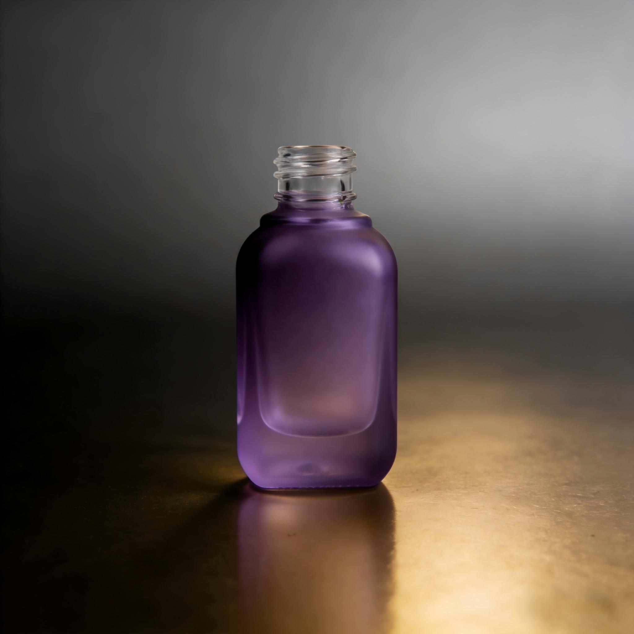 50‑60ML Rounded Square Glass Bottle
