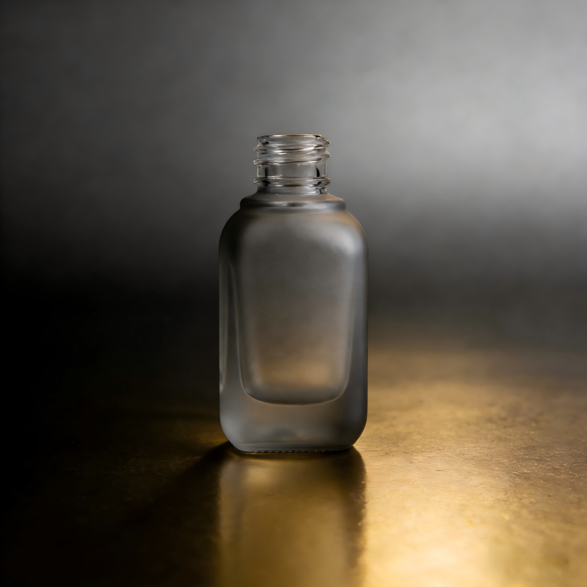 50‑60ML Rounded Square Glass Bottle