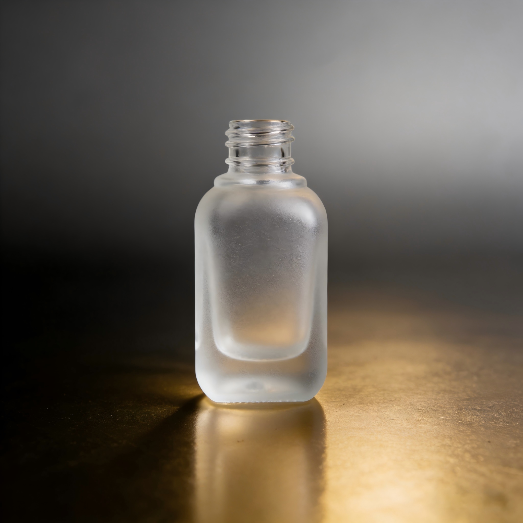 50‑60ML Rounded Square Glass Bottle