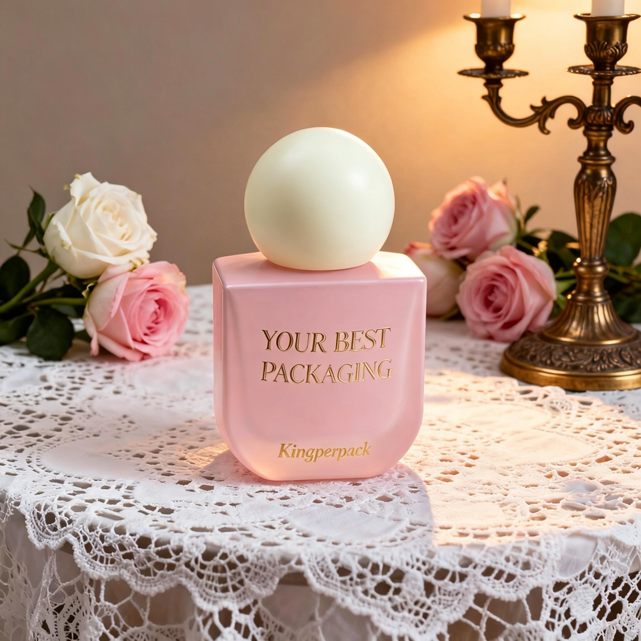 50‑100ml Rounded Square Glass Perfume Bottle