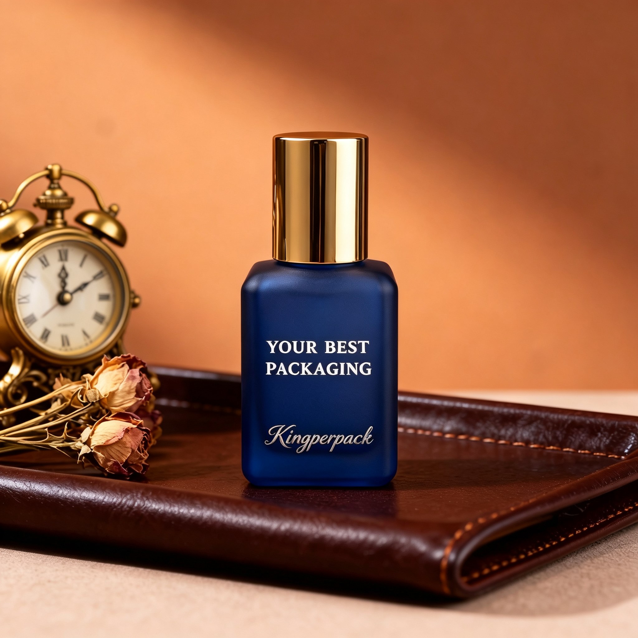 30‑50ml Compact Square Glass Perfume Bottle