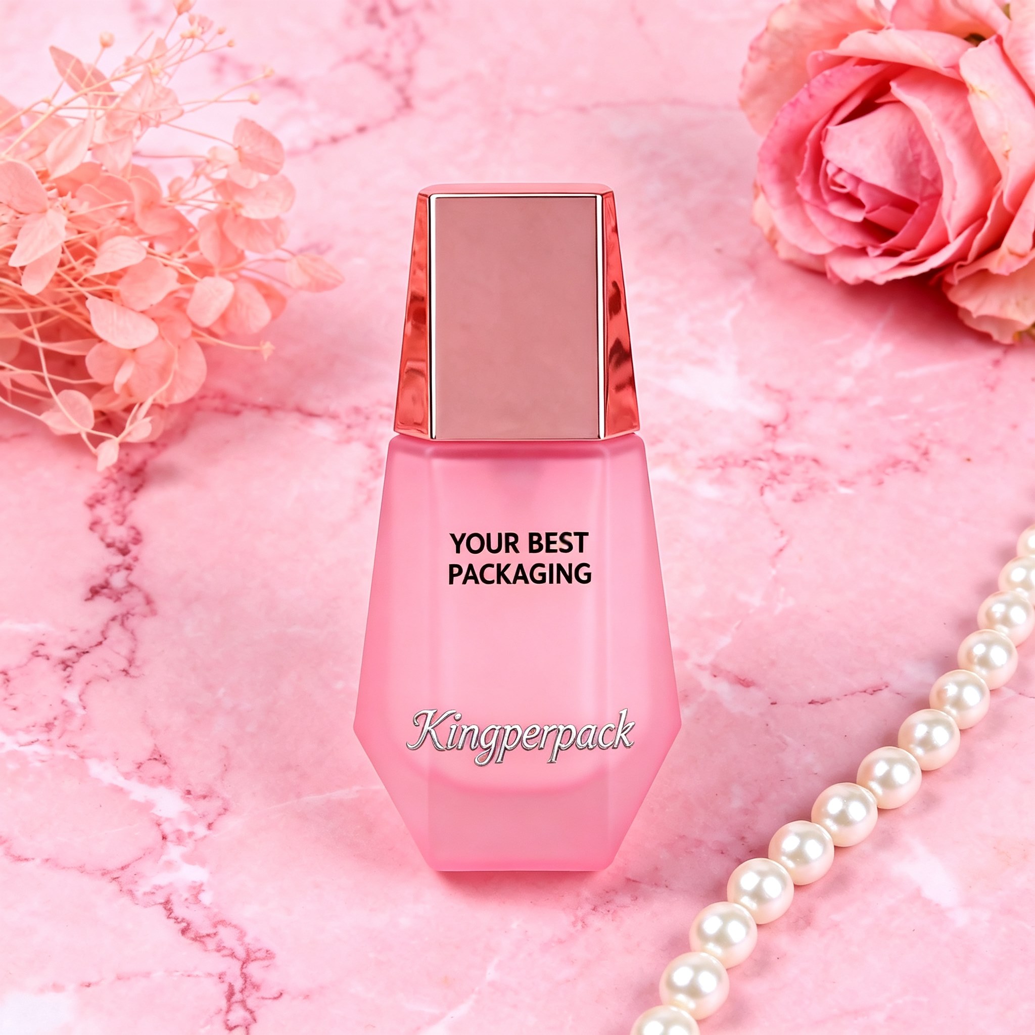 35‑45ml Faceted Diamond‑Cut Glass Perfume Bottle