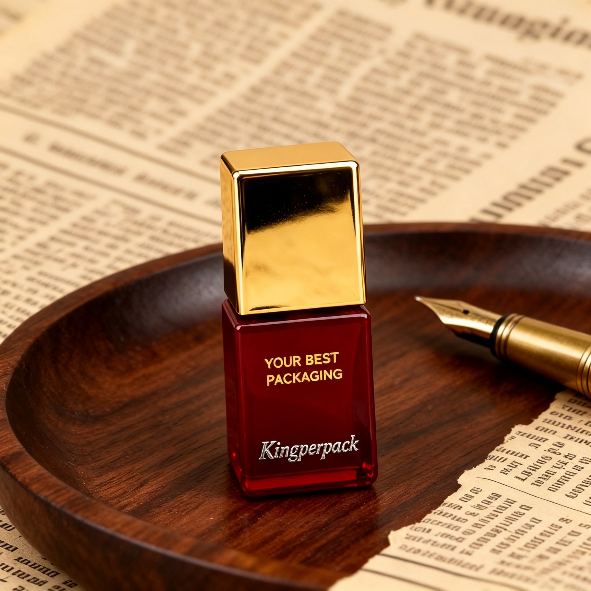 15‑20ml Mini Square Glass Foundation Bottle