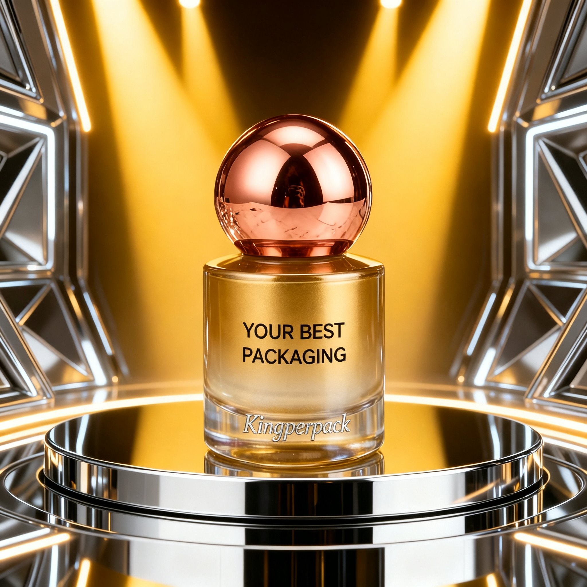 50‑80ml Short Cylinder Glass Perfume Bottle
