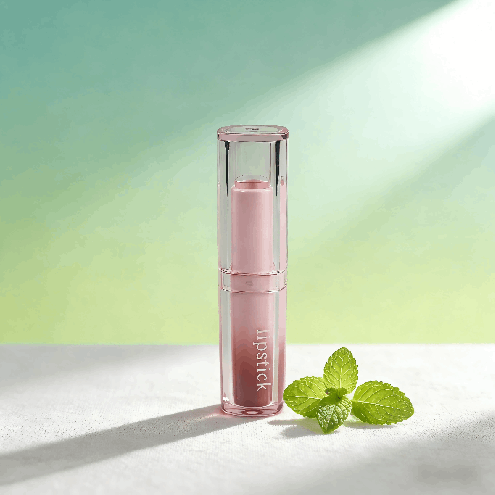 3.5g Square Transparent Lipstick Tube
