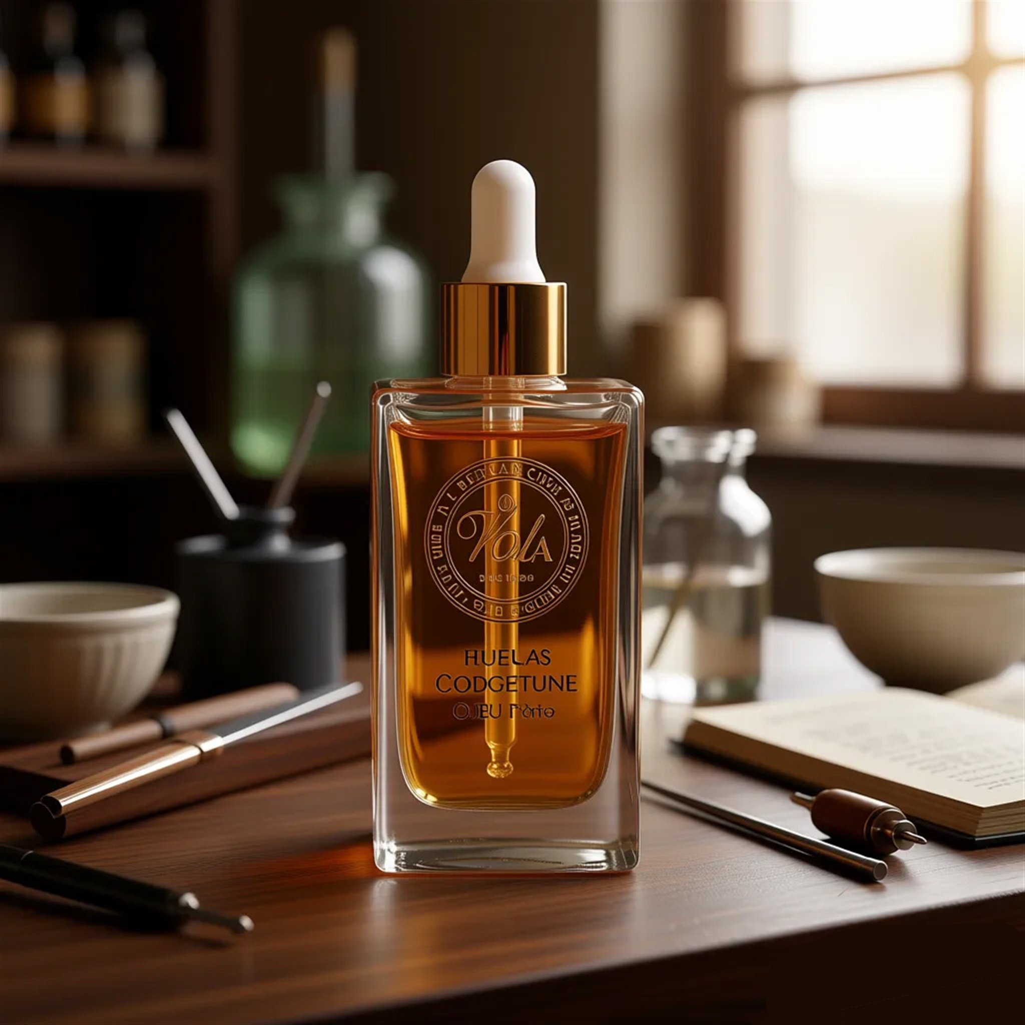 50ml Thick‑Base Square Glass dropper Bottle