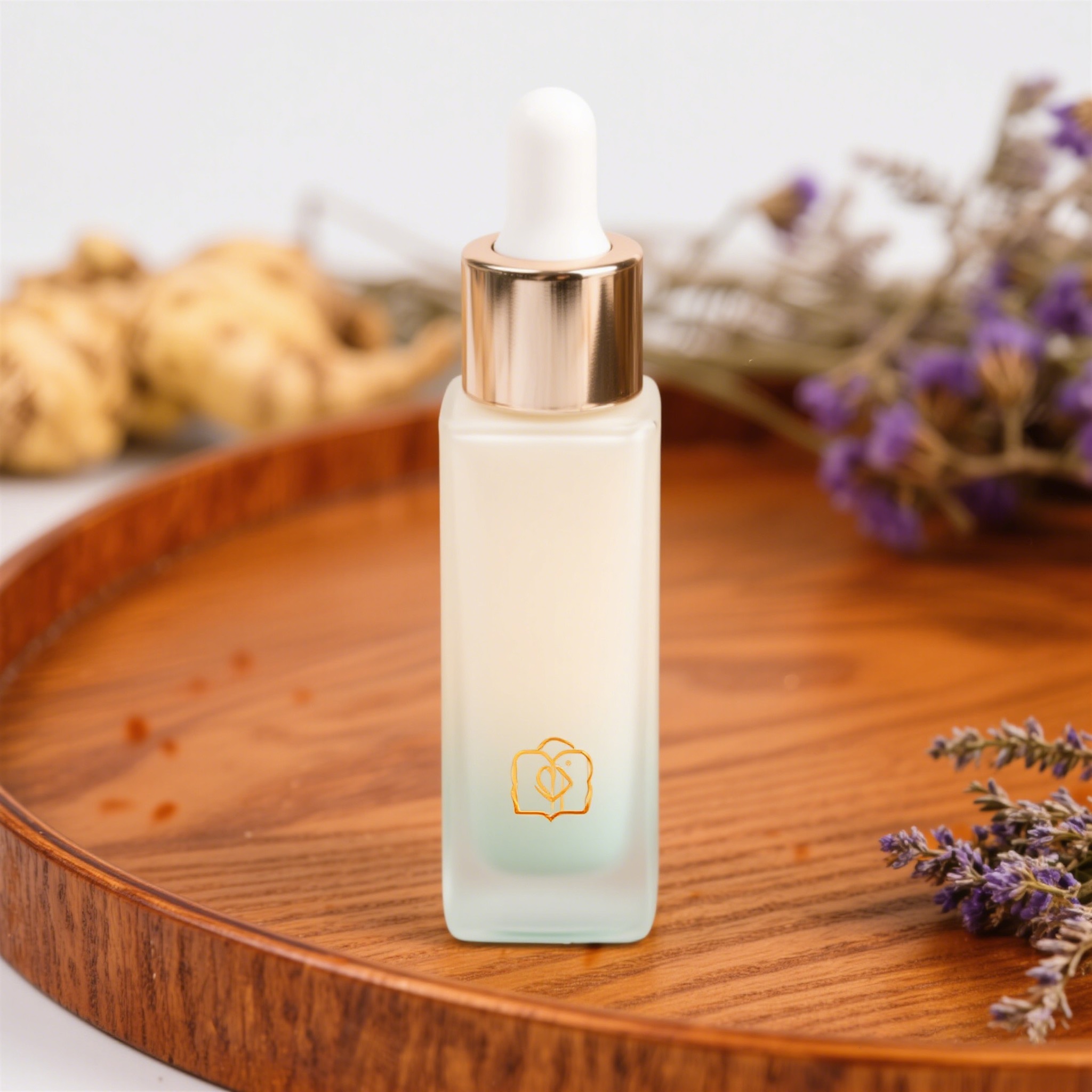 30ml Slim Square Glass dropper Bottle