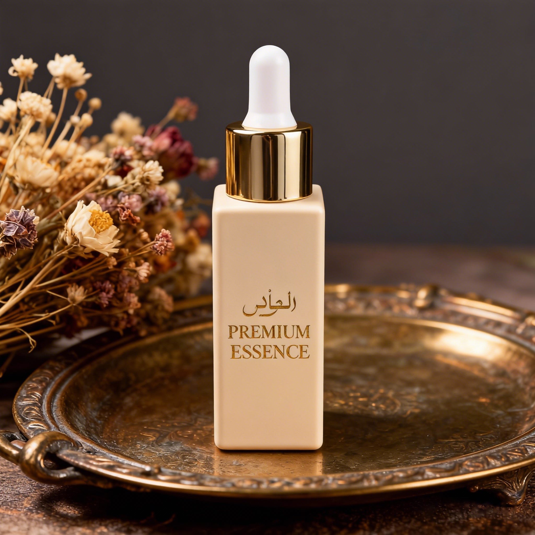 30ml Slim Square Glass dropper Bottle