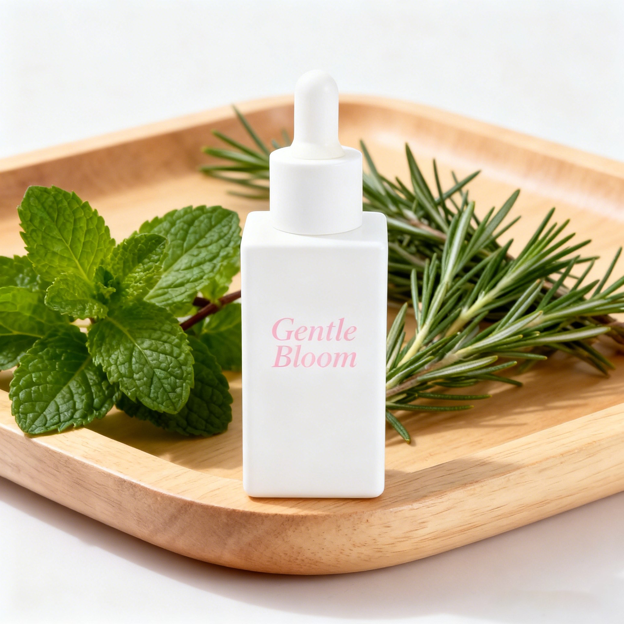 30ml Minimalist Square Glass dropper Bottle