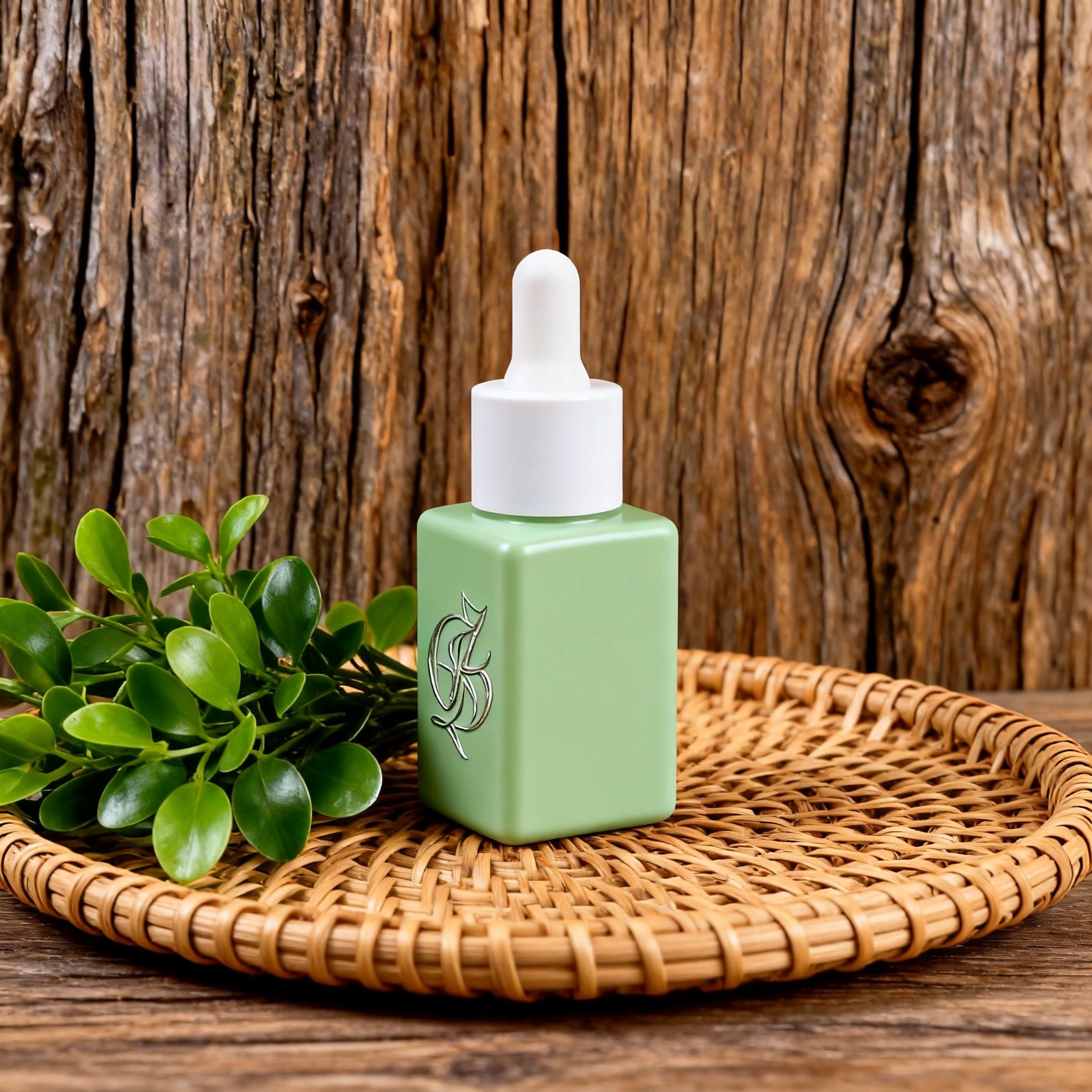 10ml Mini Square Glass dropper Bottle