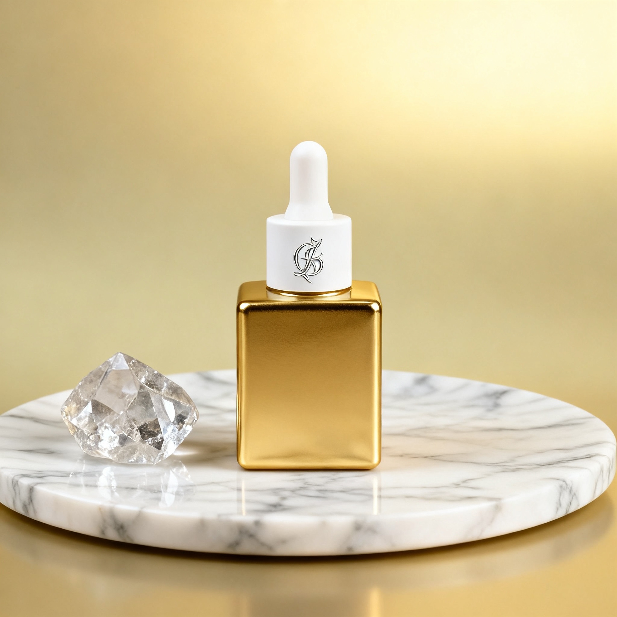 10ml Mini Square Glass dropper Bottle