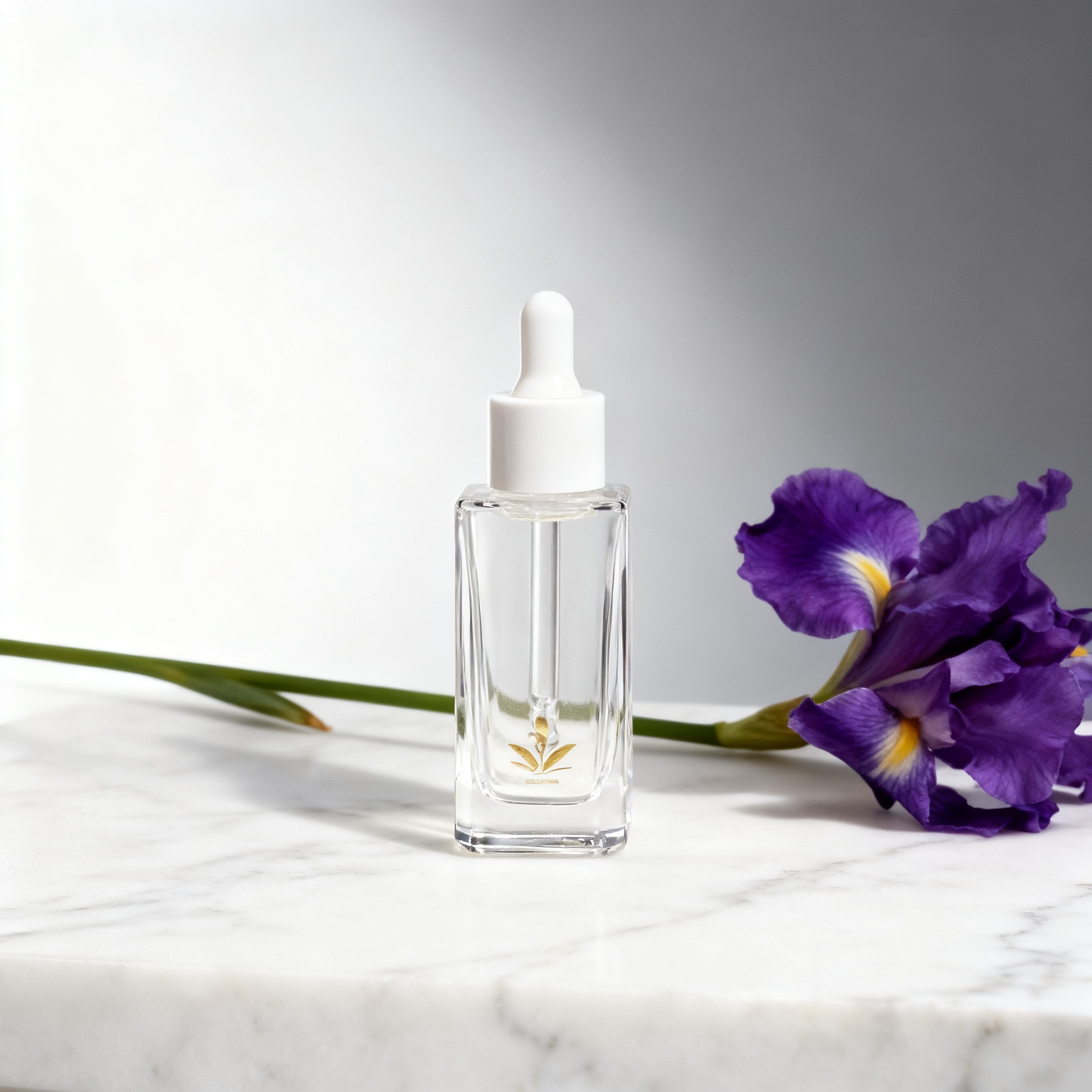 30ml Square Recessed‑Side dropper Bottle