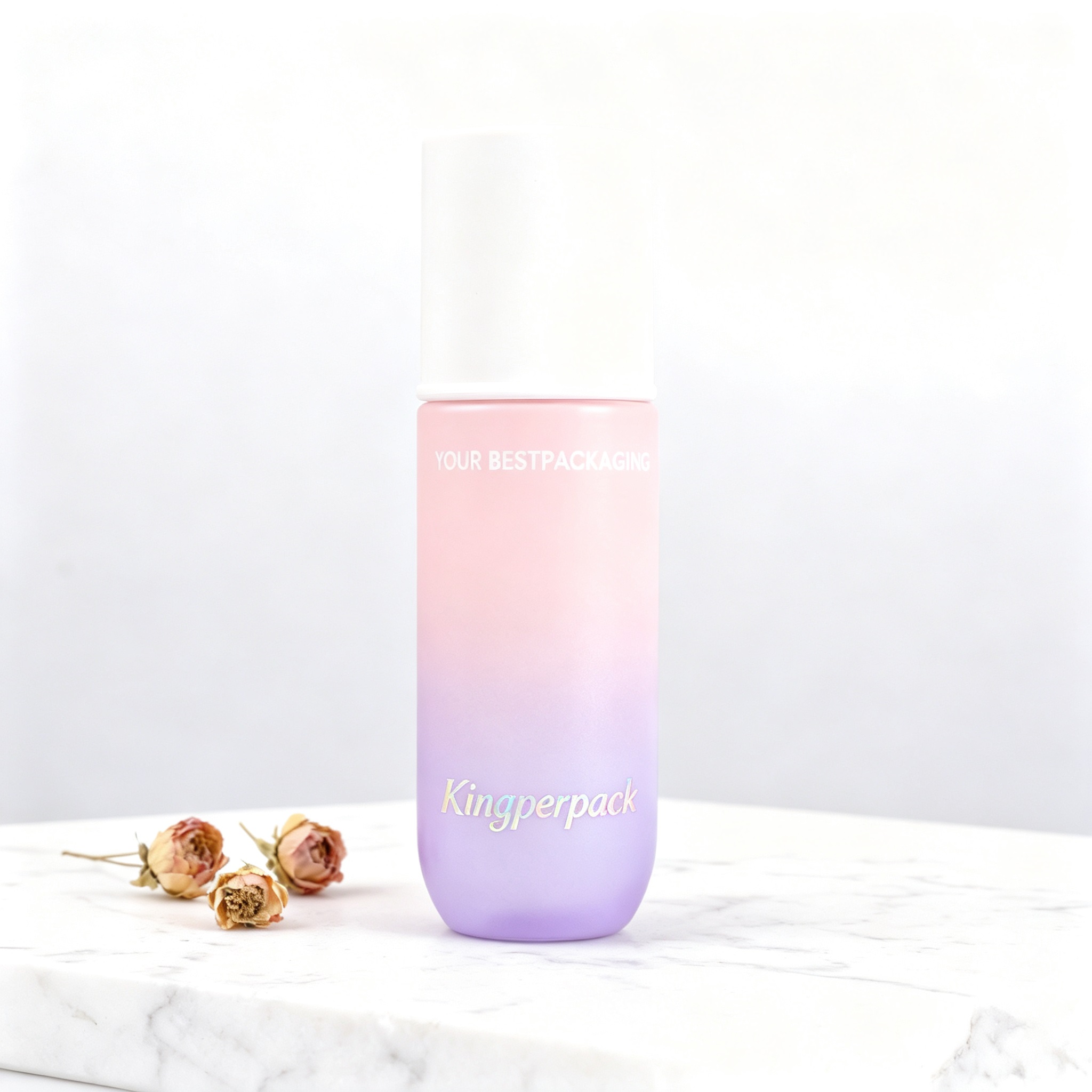 100ml Curved‑Bottom Lotion Glass Bottle