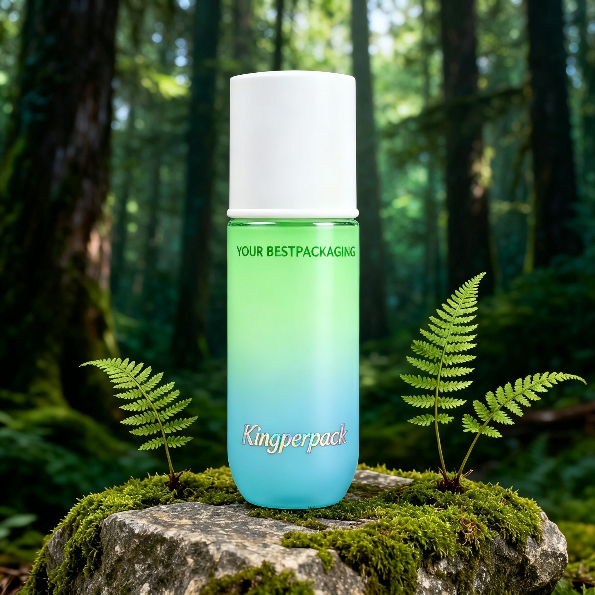 100ml Curved‑Bottom Lotion Glass Bottle