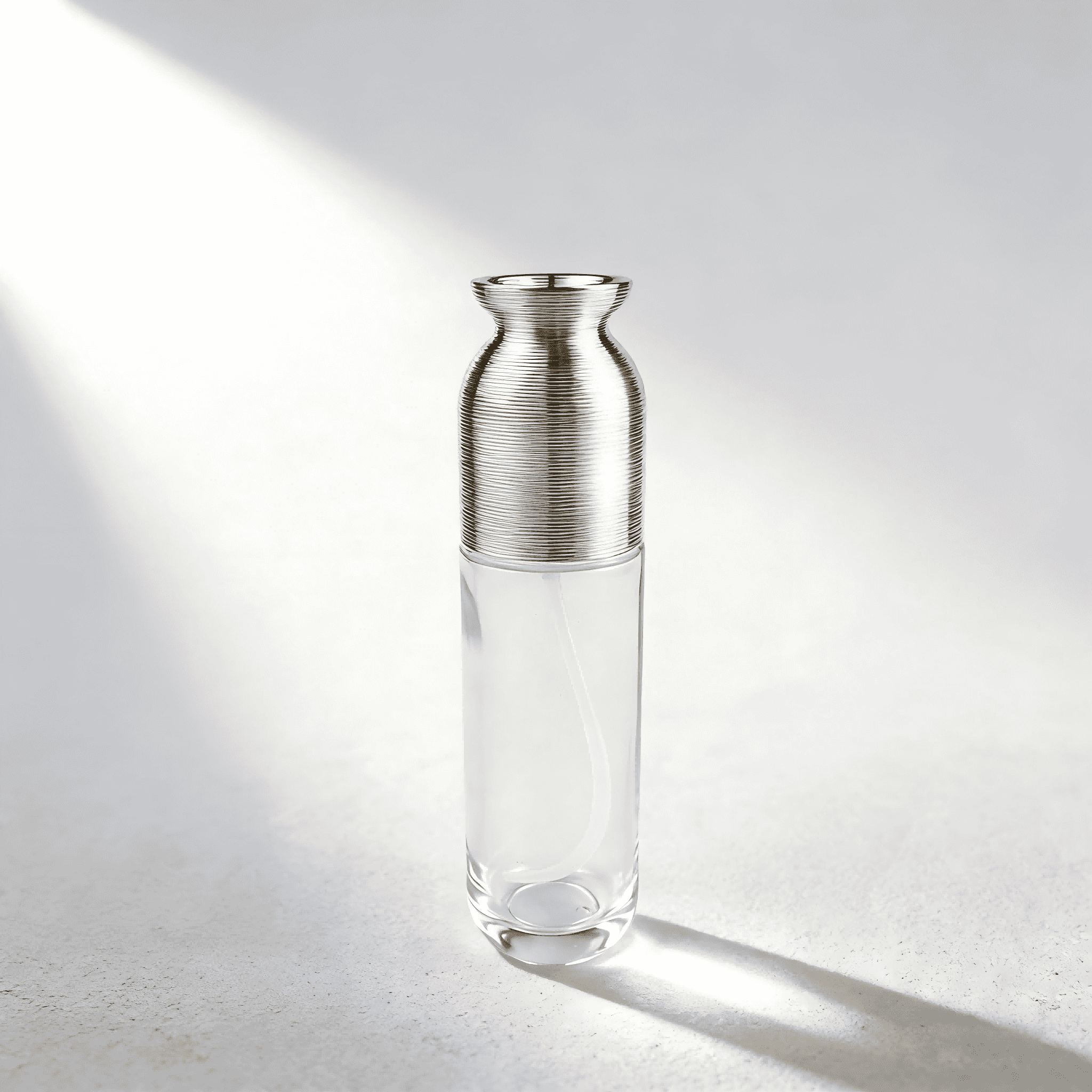 30ml/50ml/100ml+50g Textured Gold‑Cap Glass Skincare Set