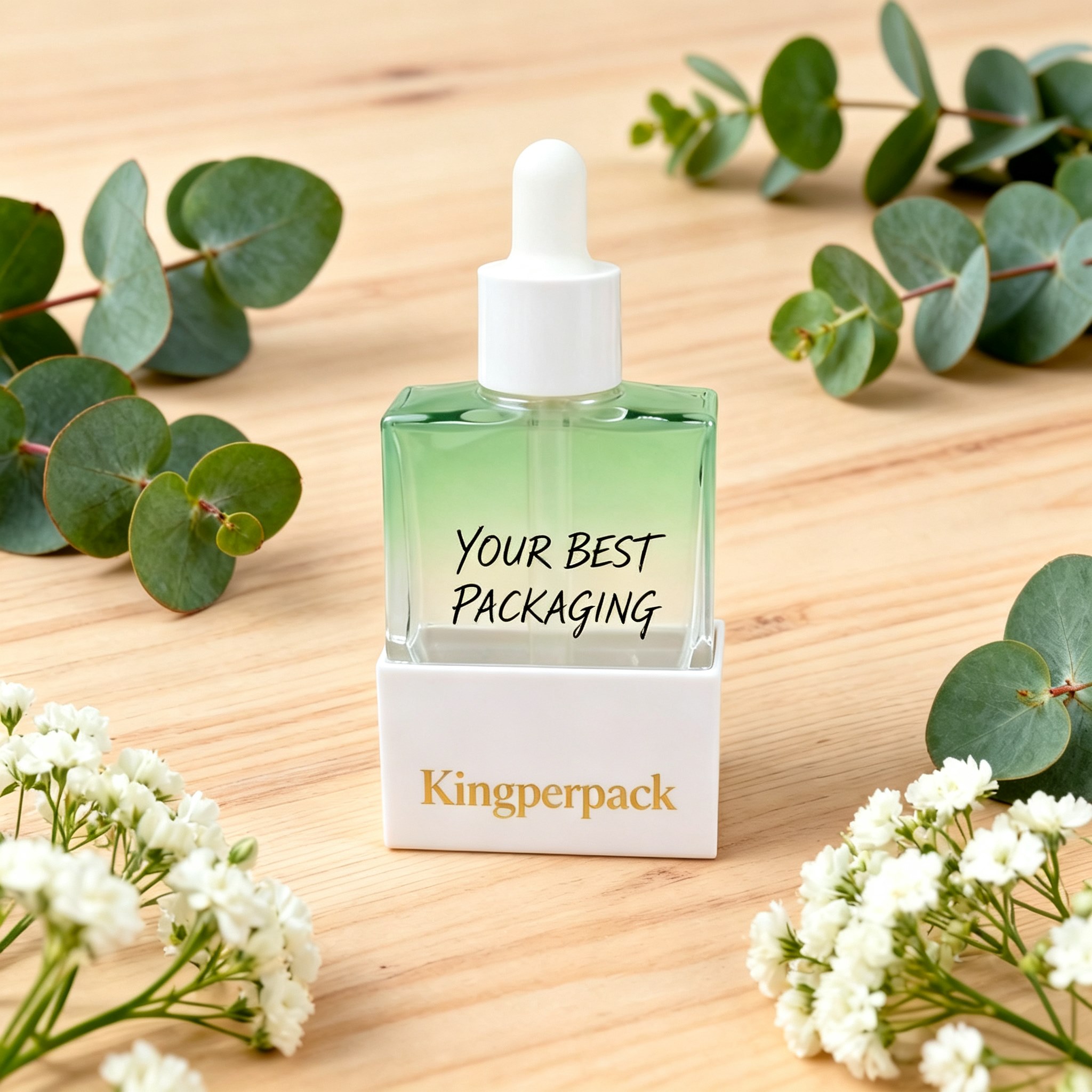 30ml Square Glass dropper Bottle With Base Stand
