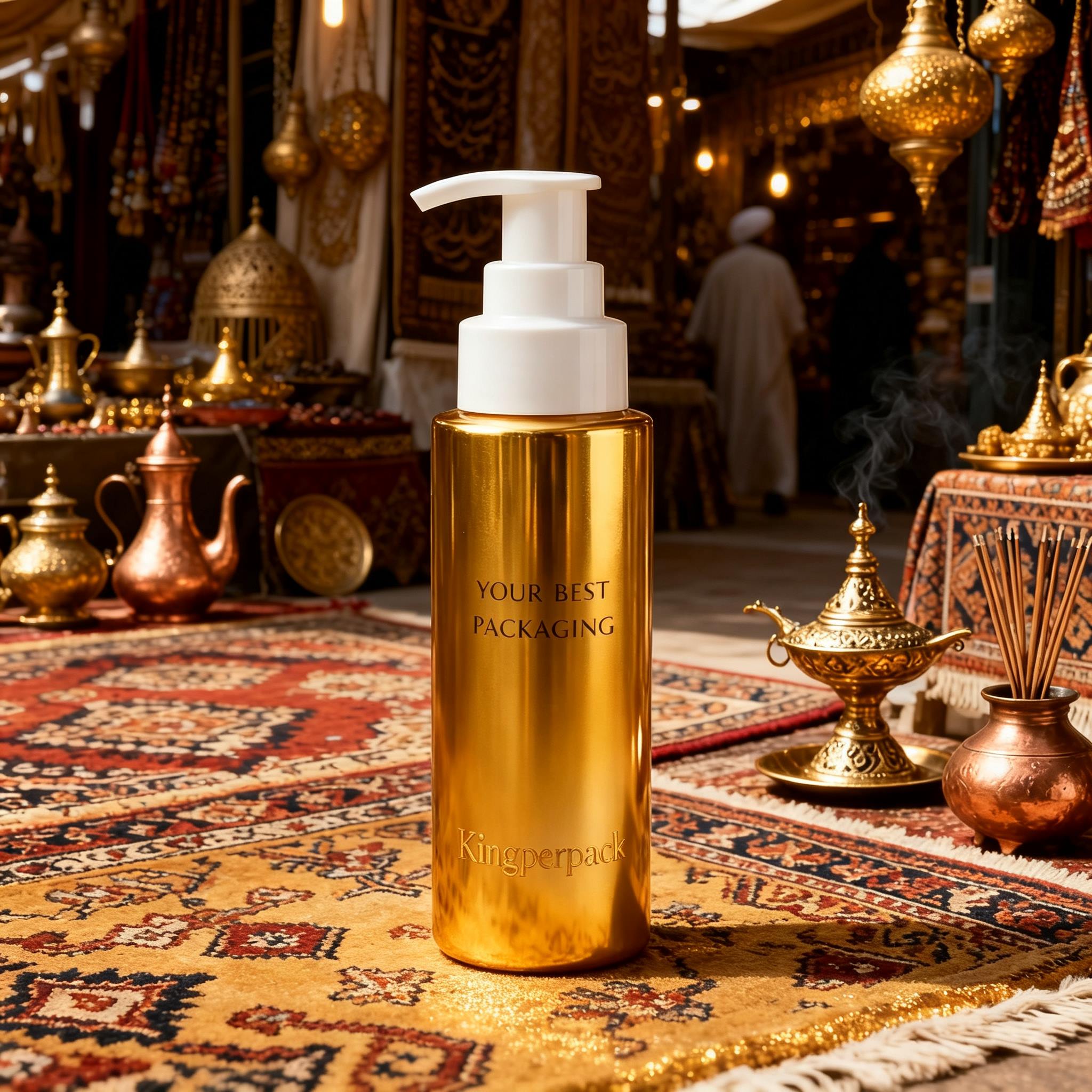 120ml Tall Round Cylindrical Glass Pump Bottle