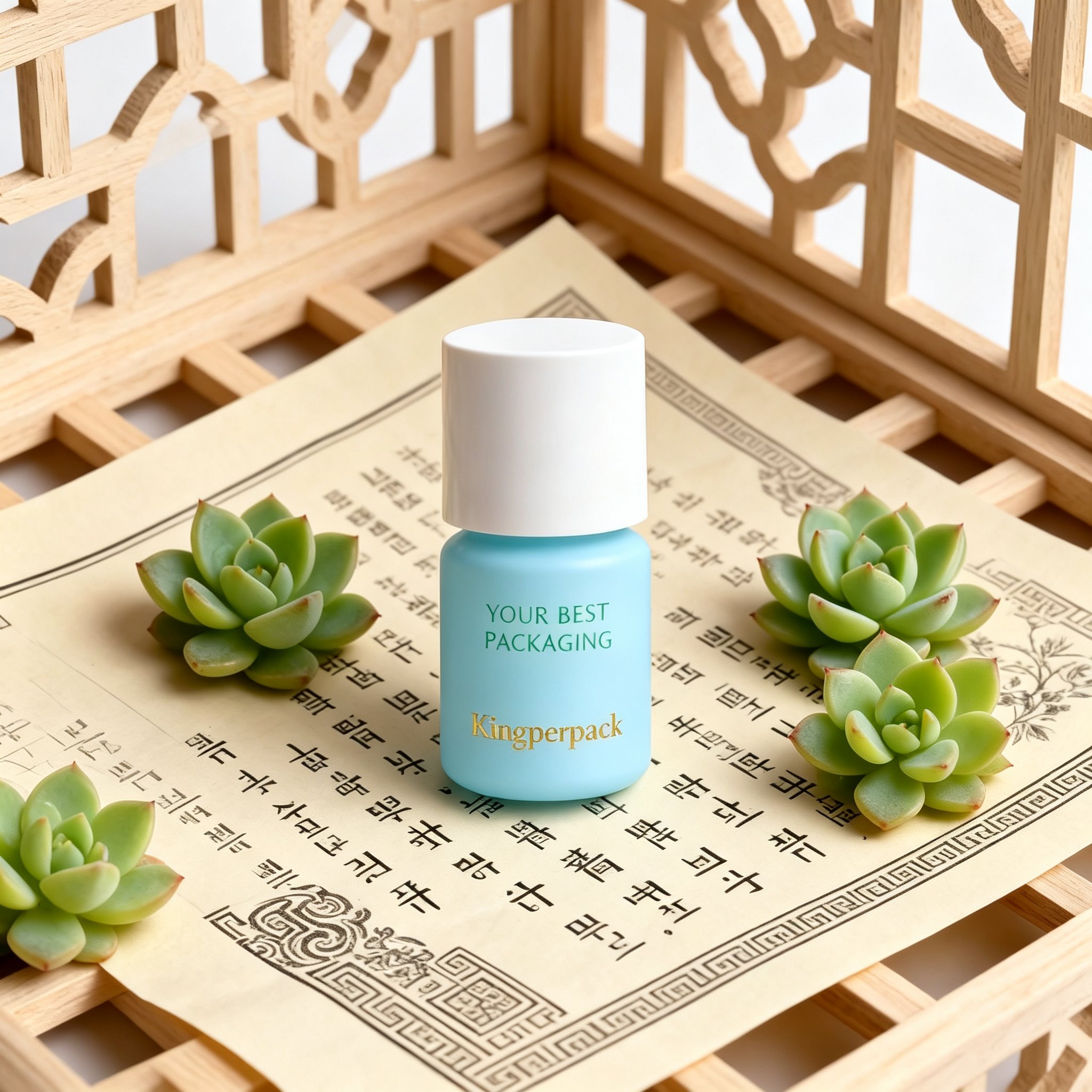 30ml Mini Short Bulbous Glass Lotion Pump Bottle