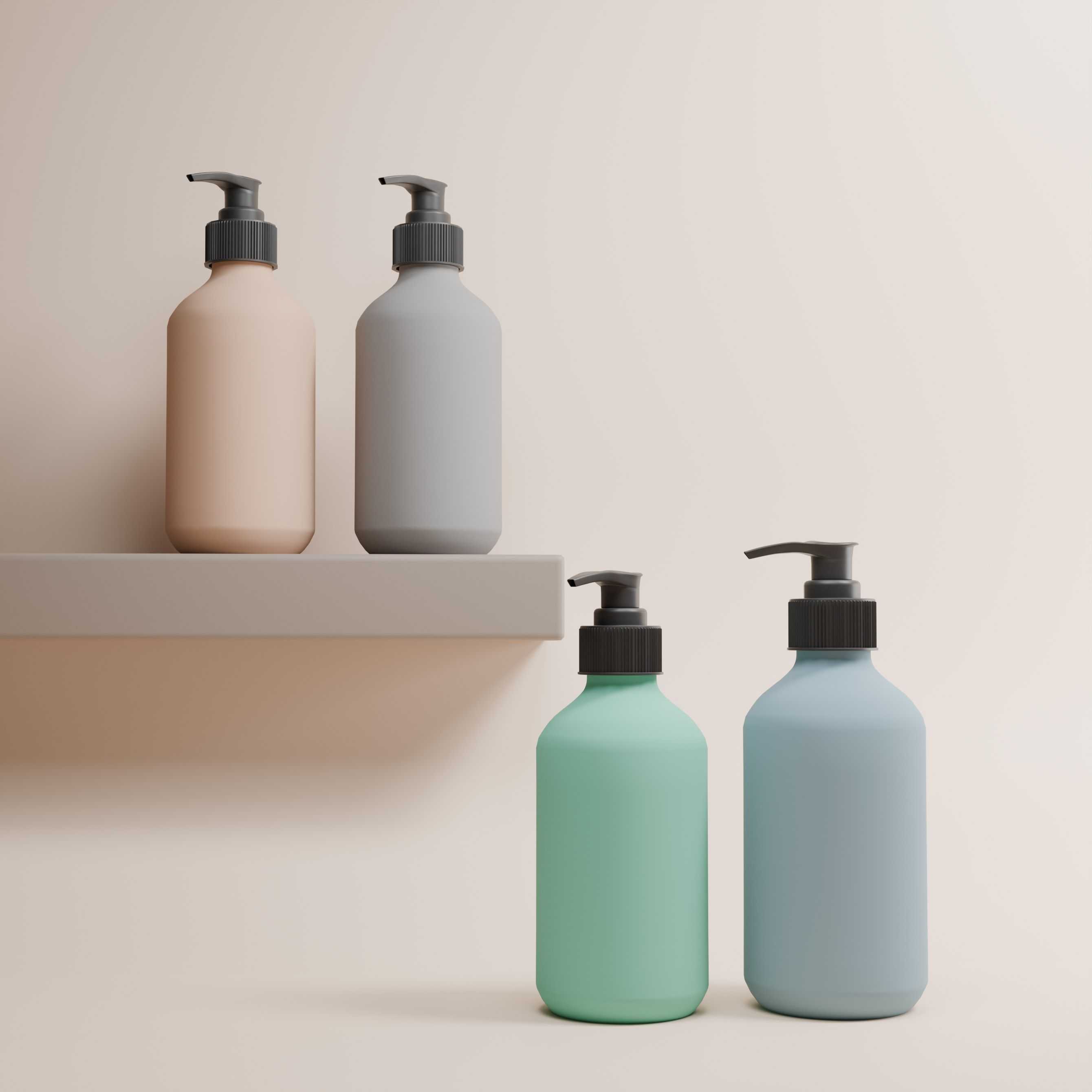 Multi‑Size Matte Soft‑Touch PET Lotion Pump Bottles